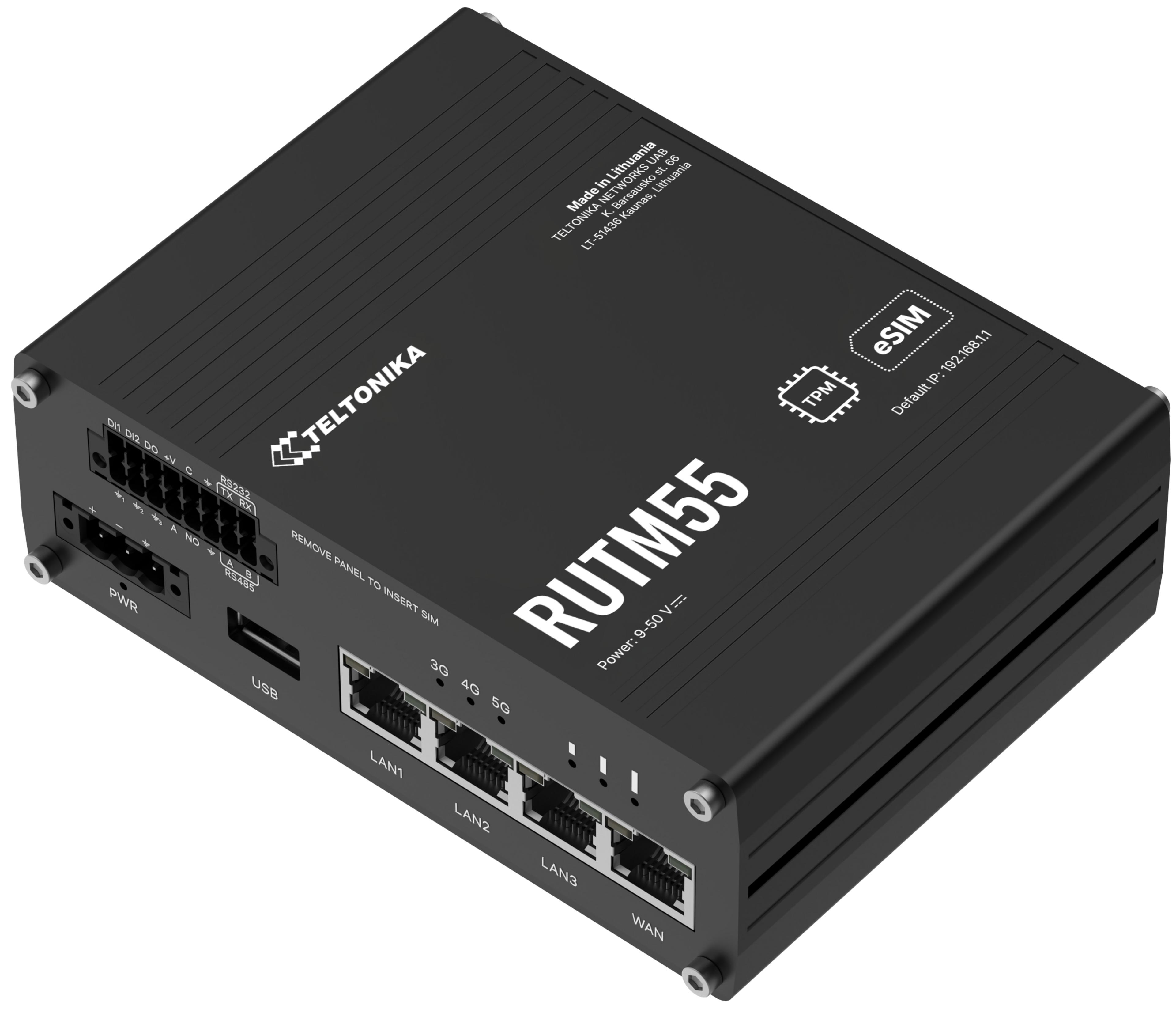 Acheter Routeur 5G Teltonika RUTM55 Dual-SIM (RUTM55000000)
