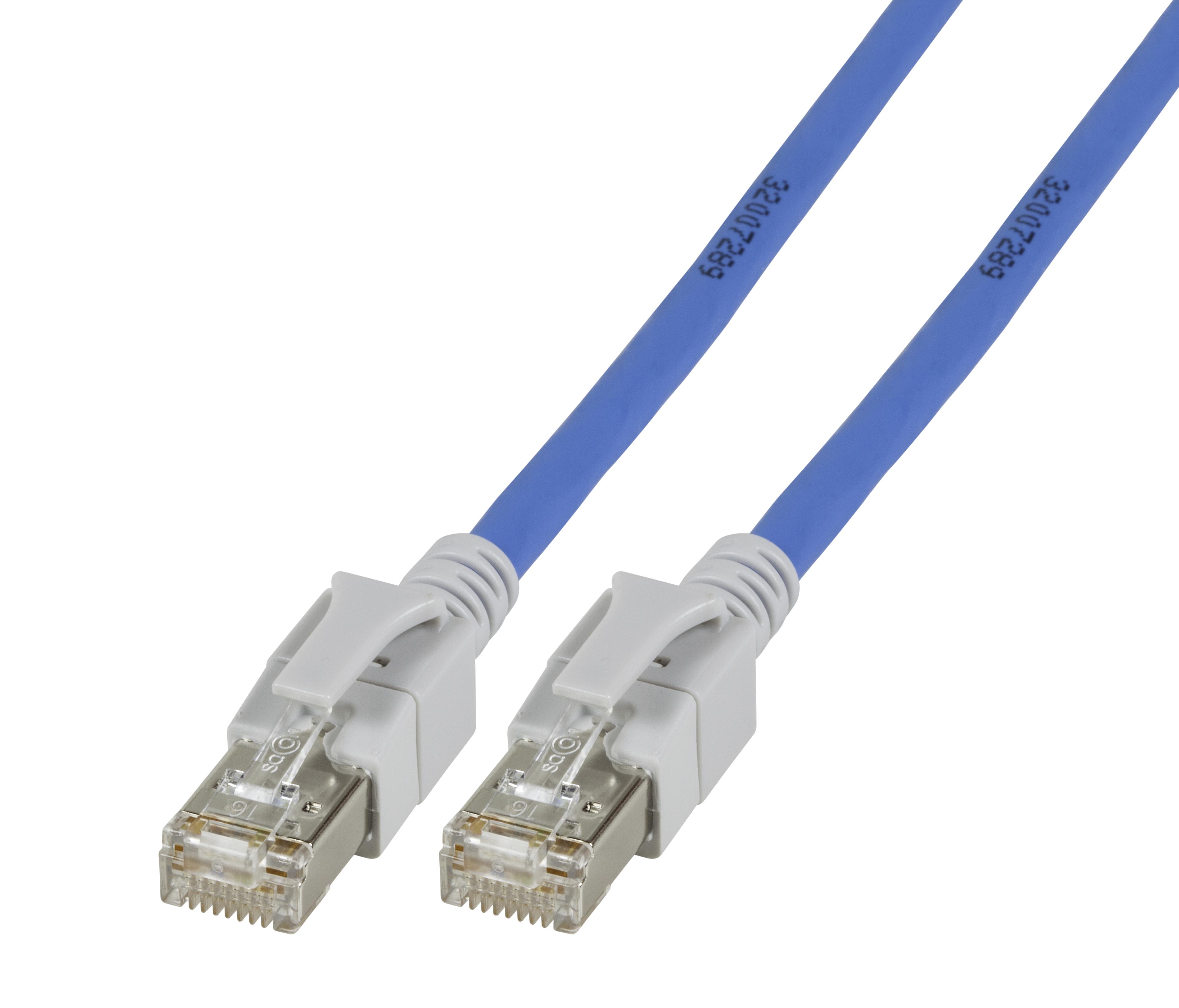 Patch Cable RJ45 S/FTP Cat6a 1m LED