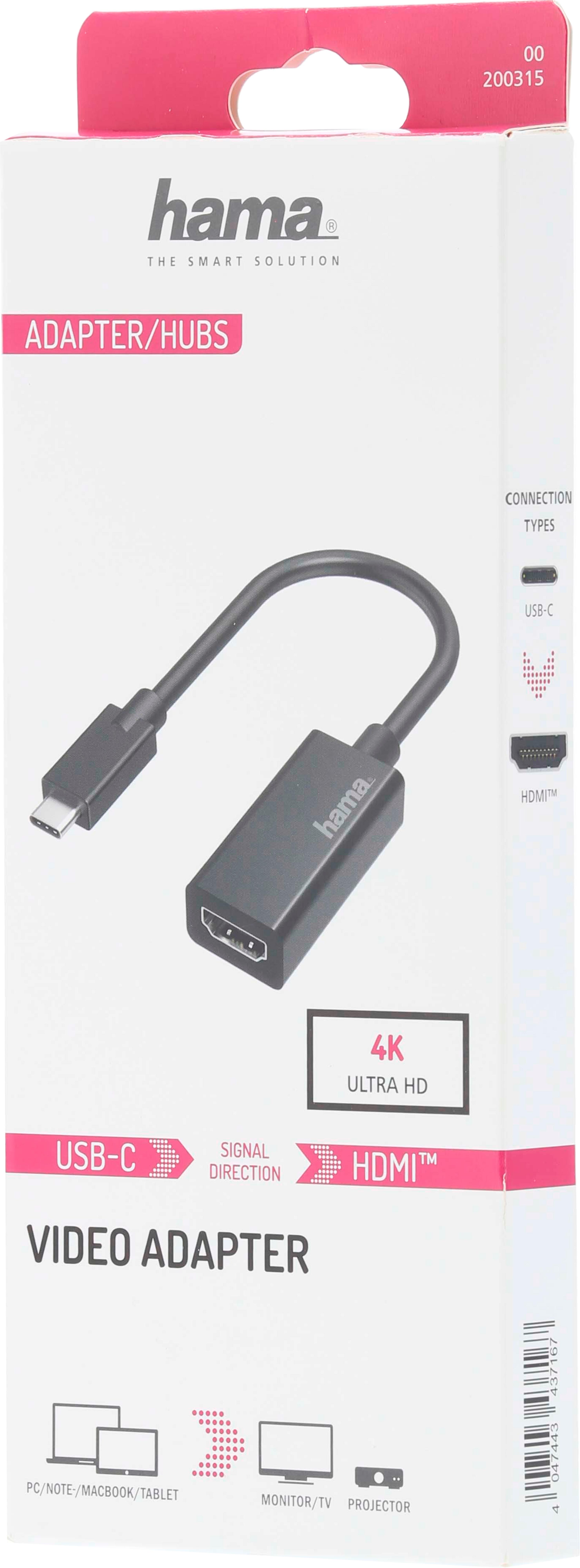 Adapter USB Type-C/m - HDMI/f