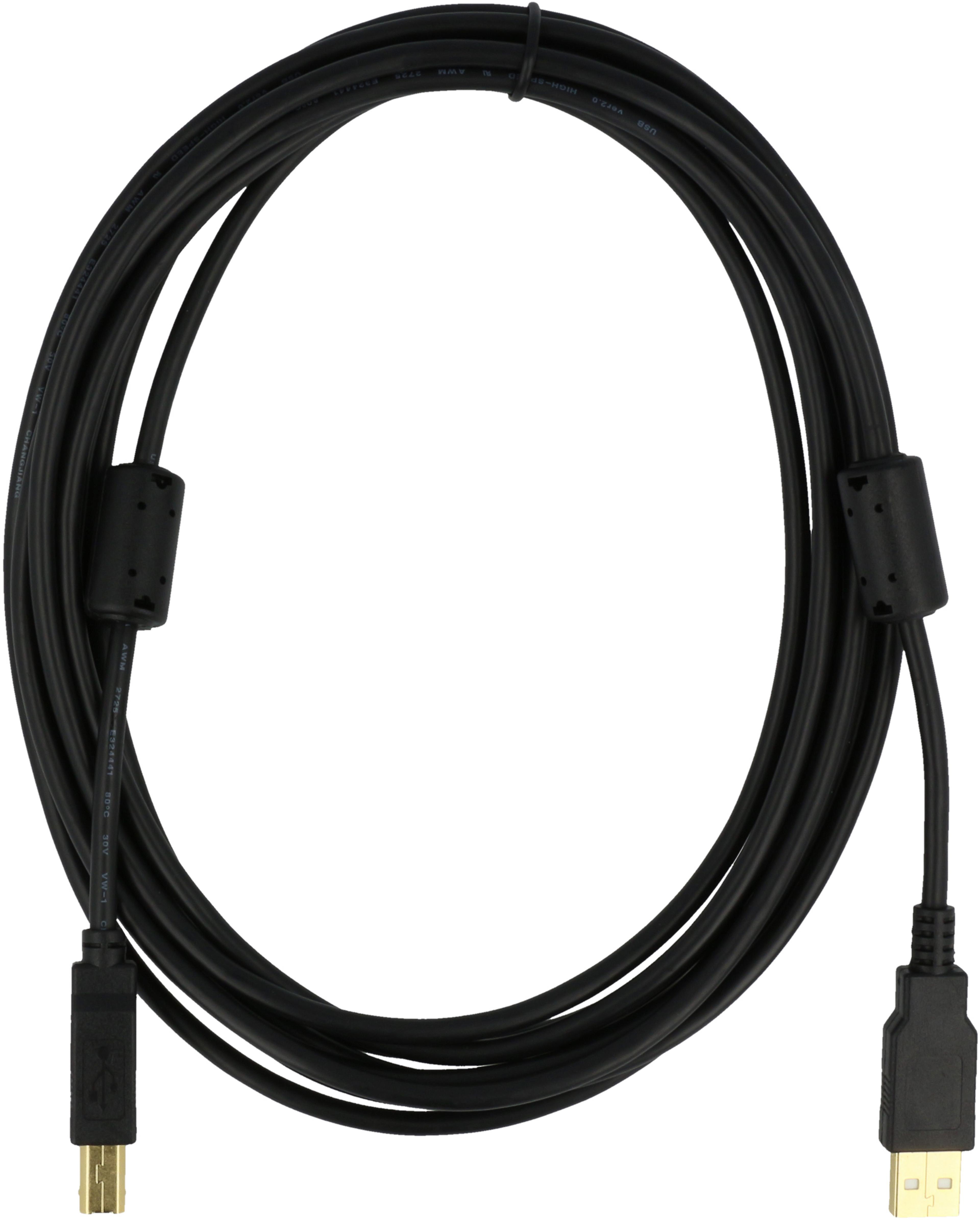 Cable USB 2.0 A/m-B/m 1m Black