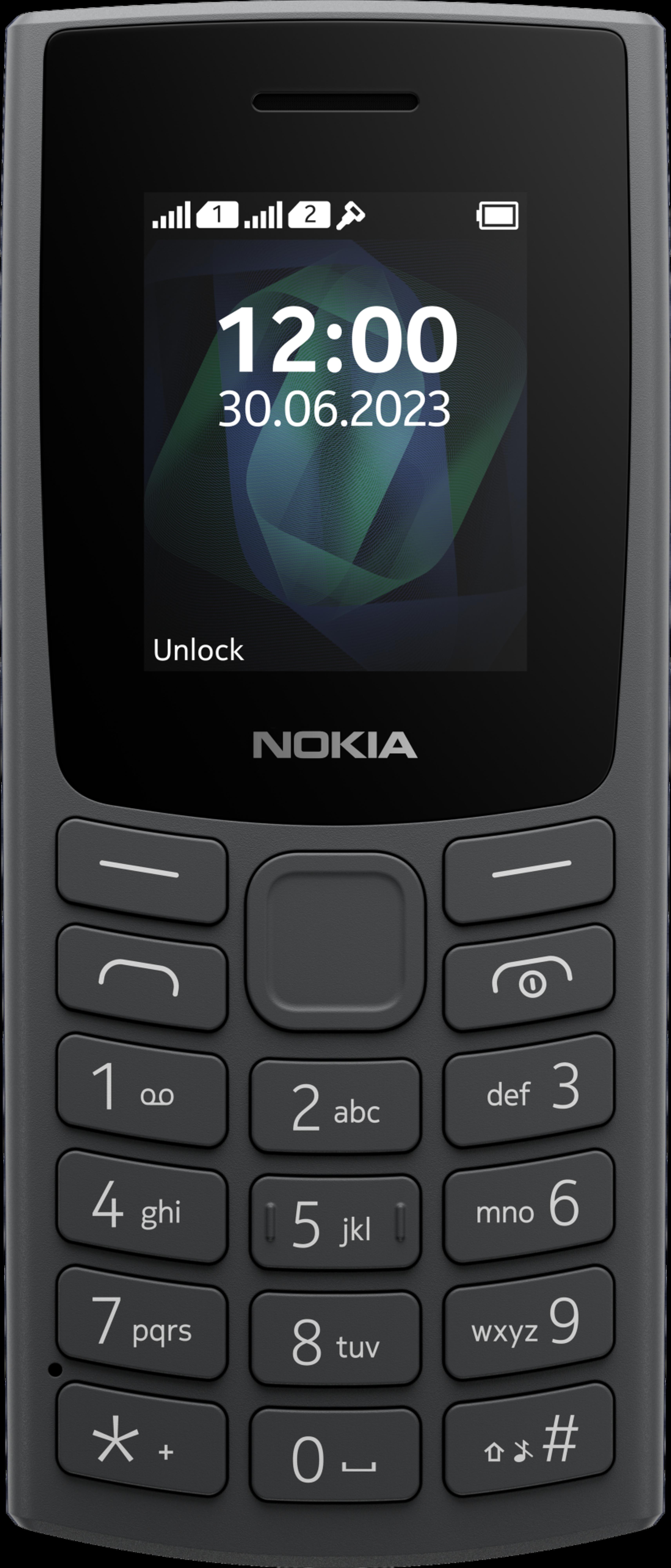 Nokia 105 4G 2023 DS Phone Black