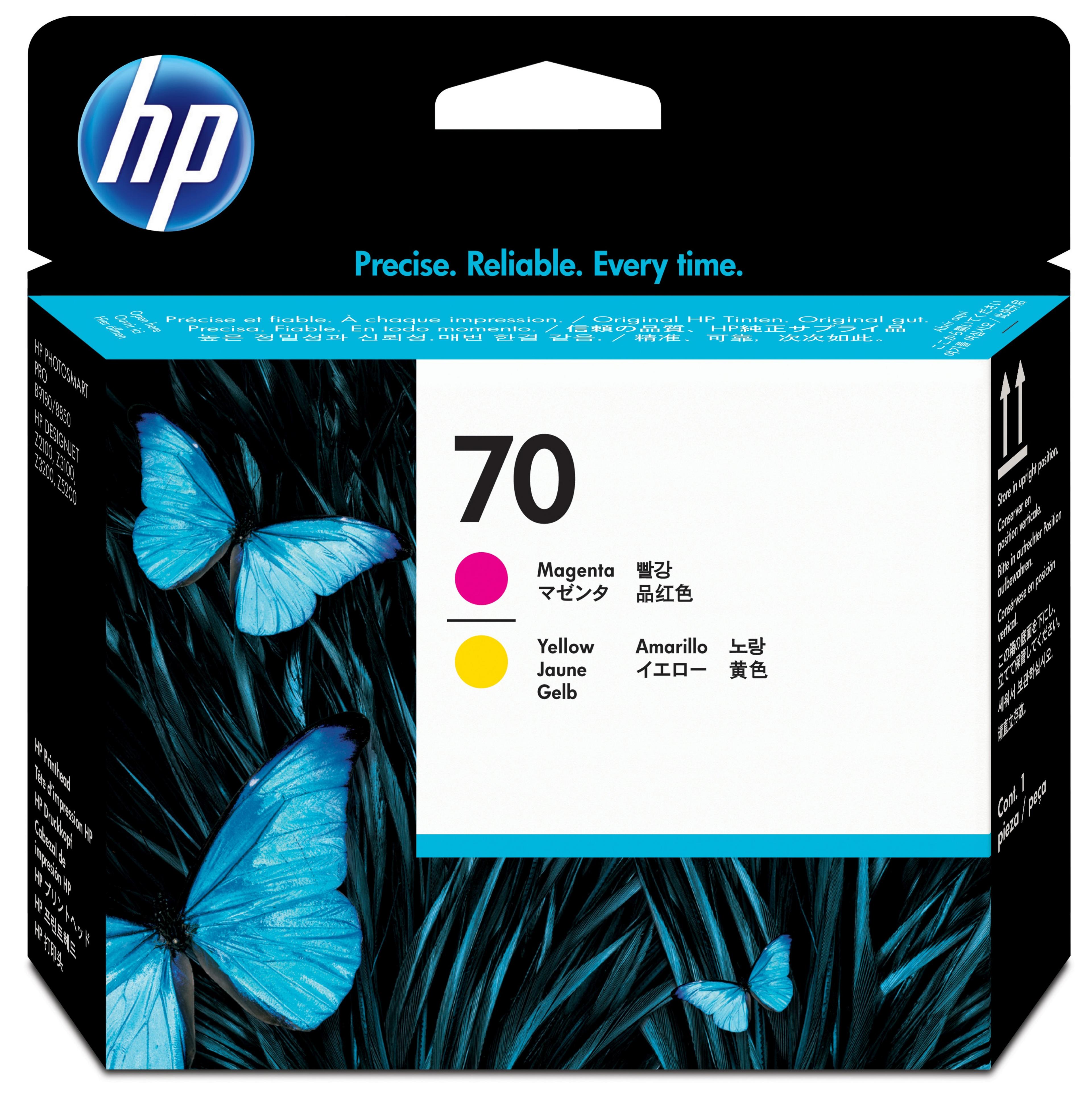 HP 70 Print Head Magenta + Yellow