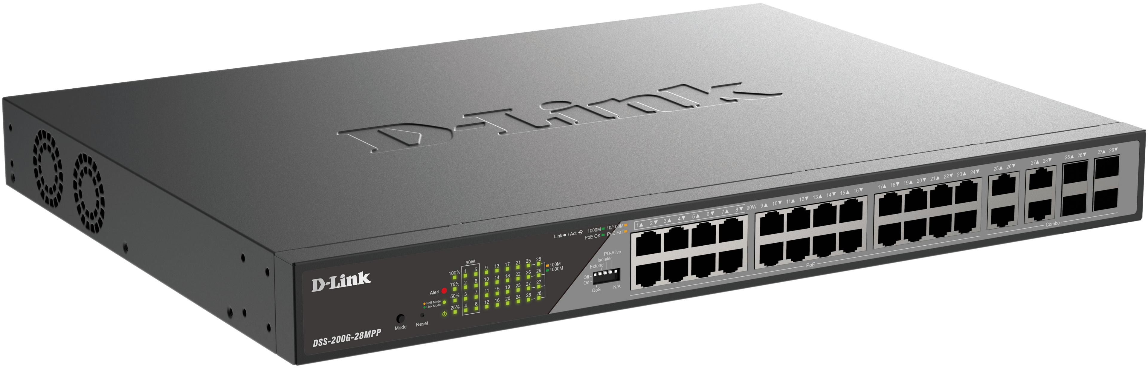 D-Link DSS-200G-28MPP Switch