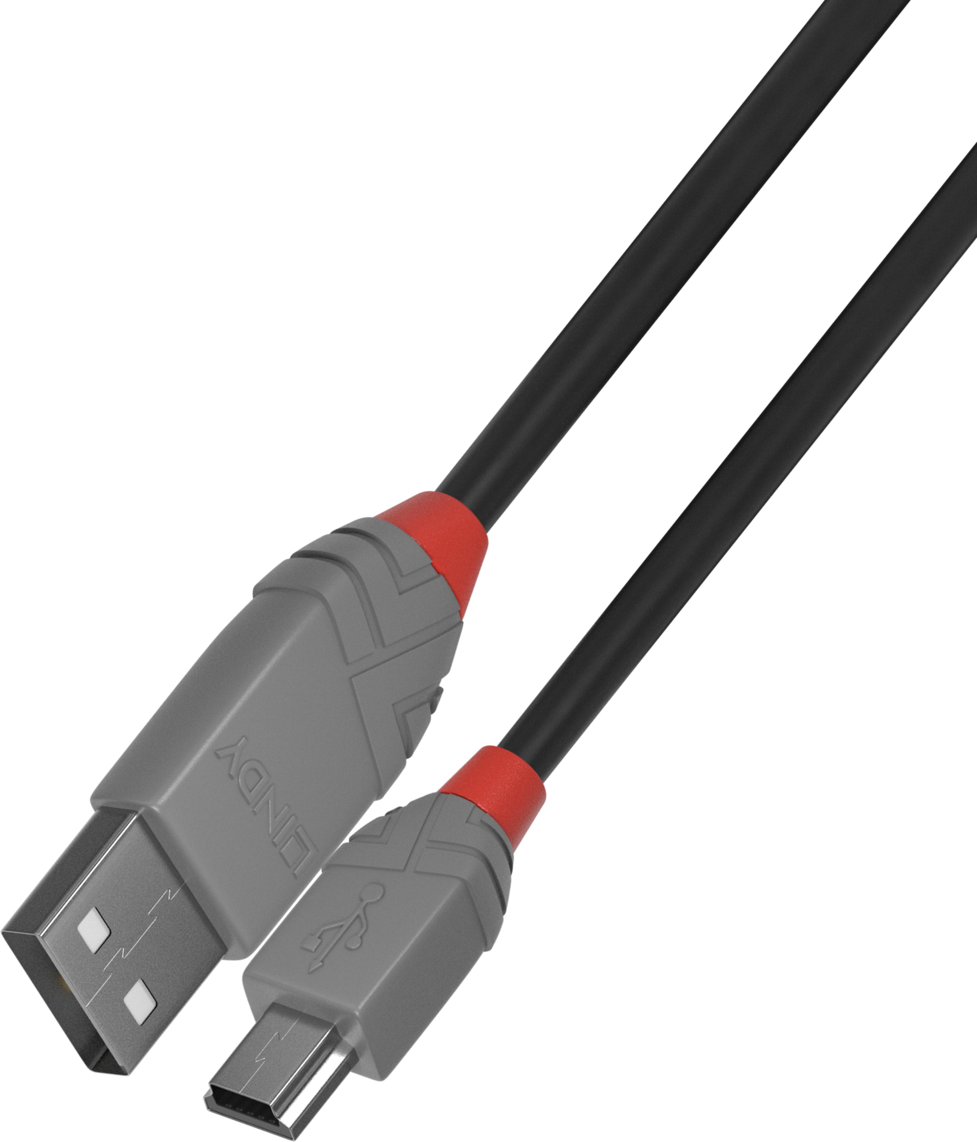 LINDY USB Typ A - Mini-B Kabel 2 m