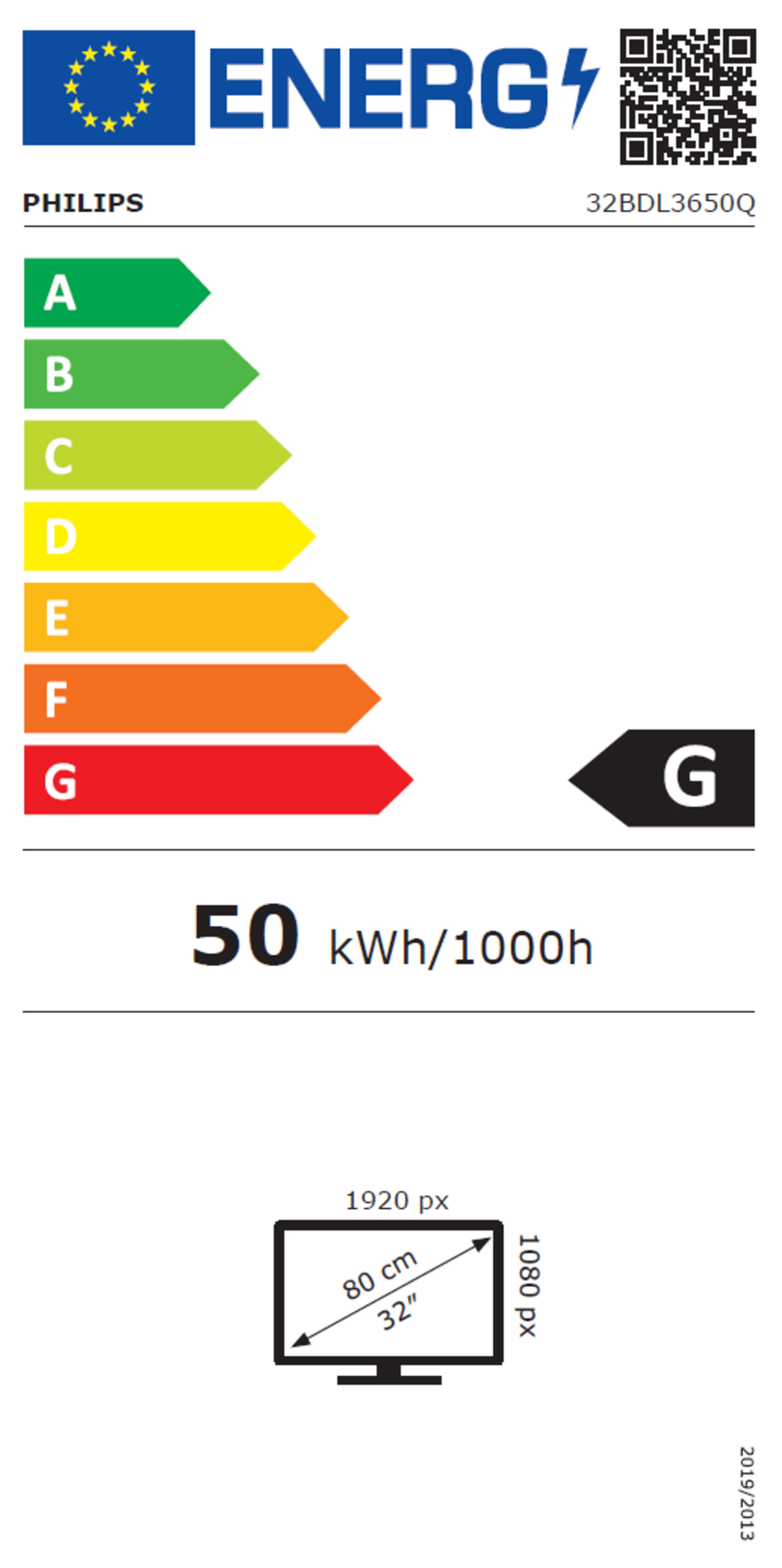 Philips 32BDL3650Q Display