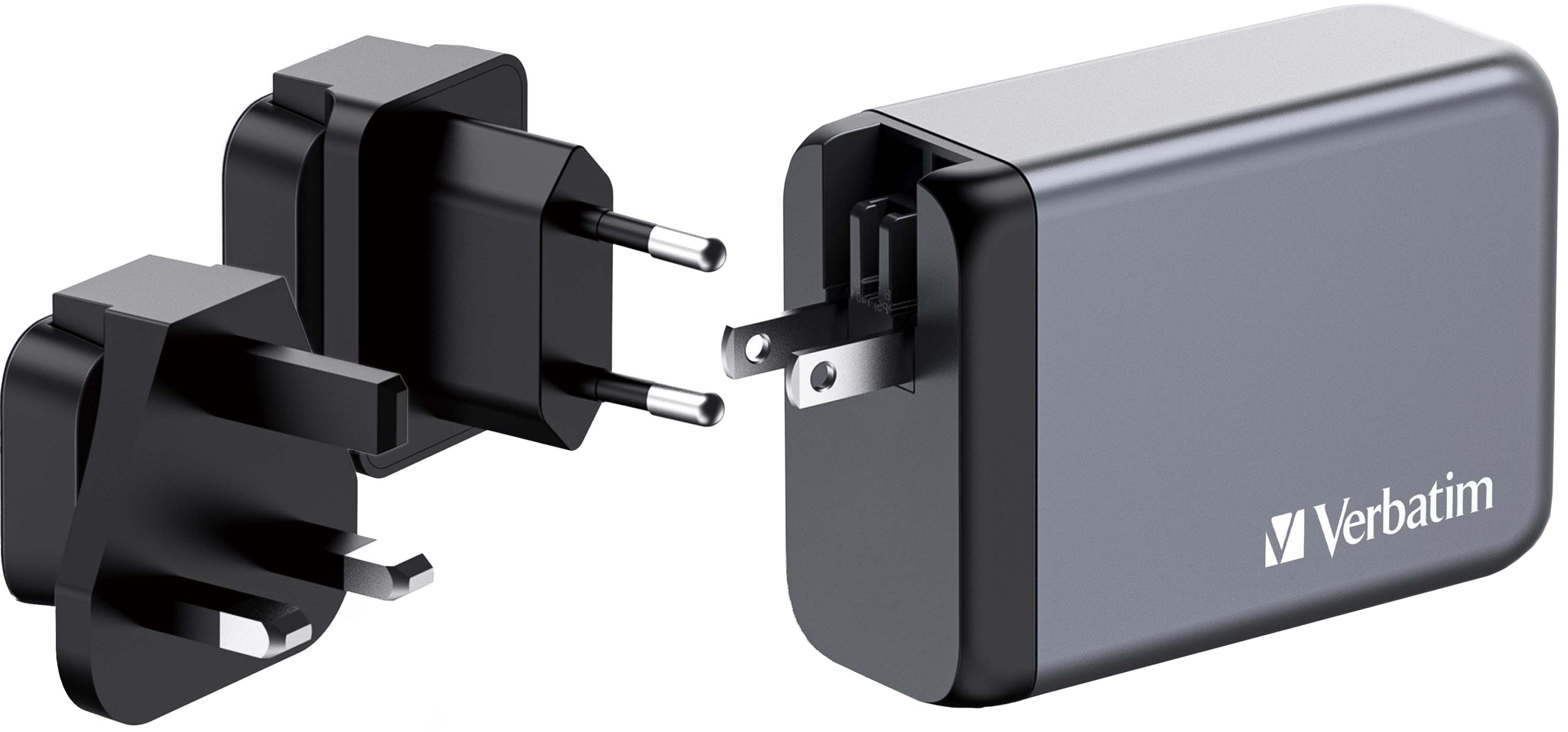 Verbatim 100 W 4-Port GaN Ladeadapter