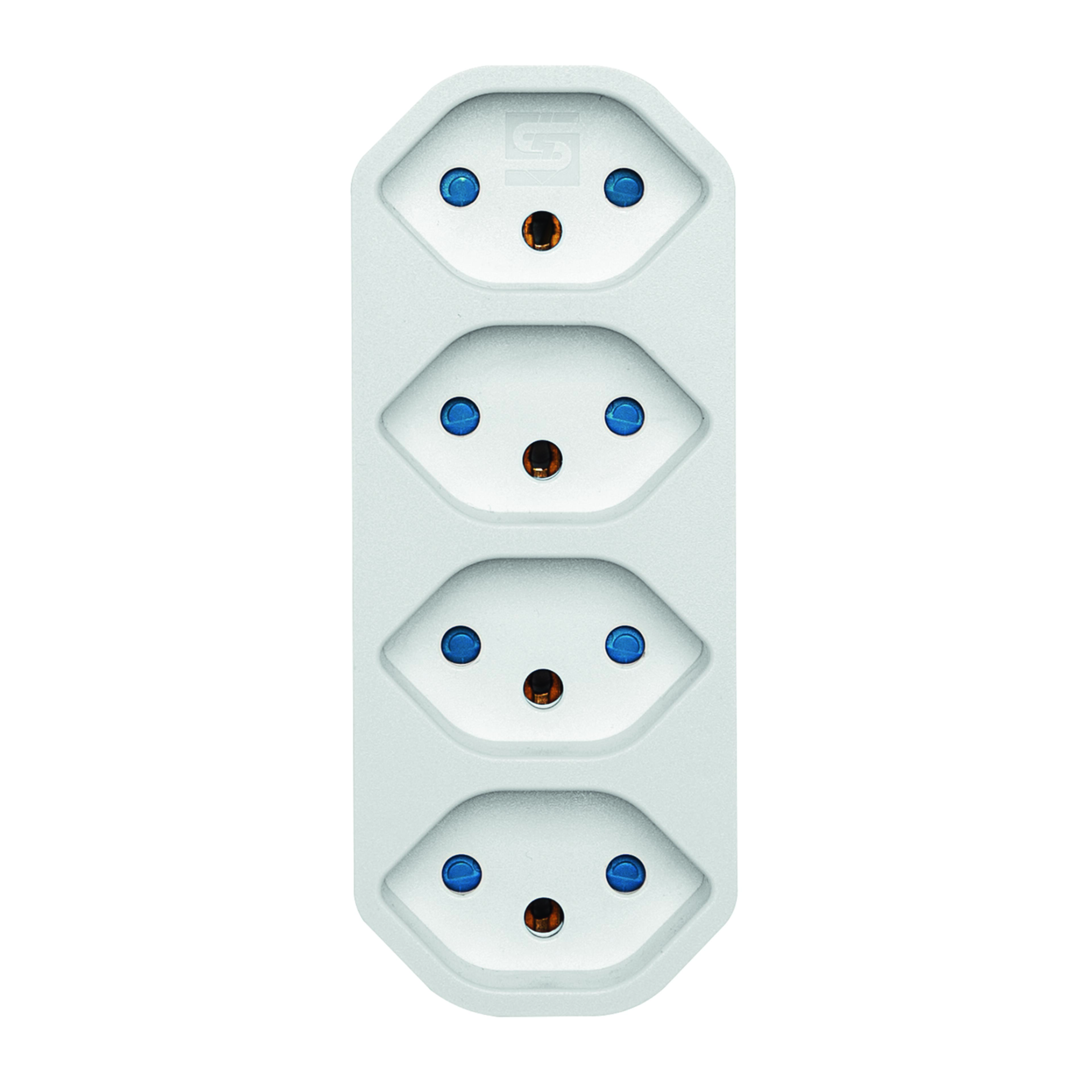 Adaptateur Steffen LINE 4xT13 320° blanc