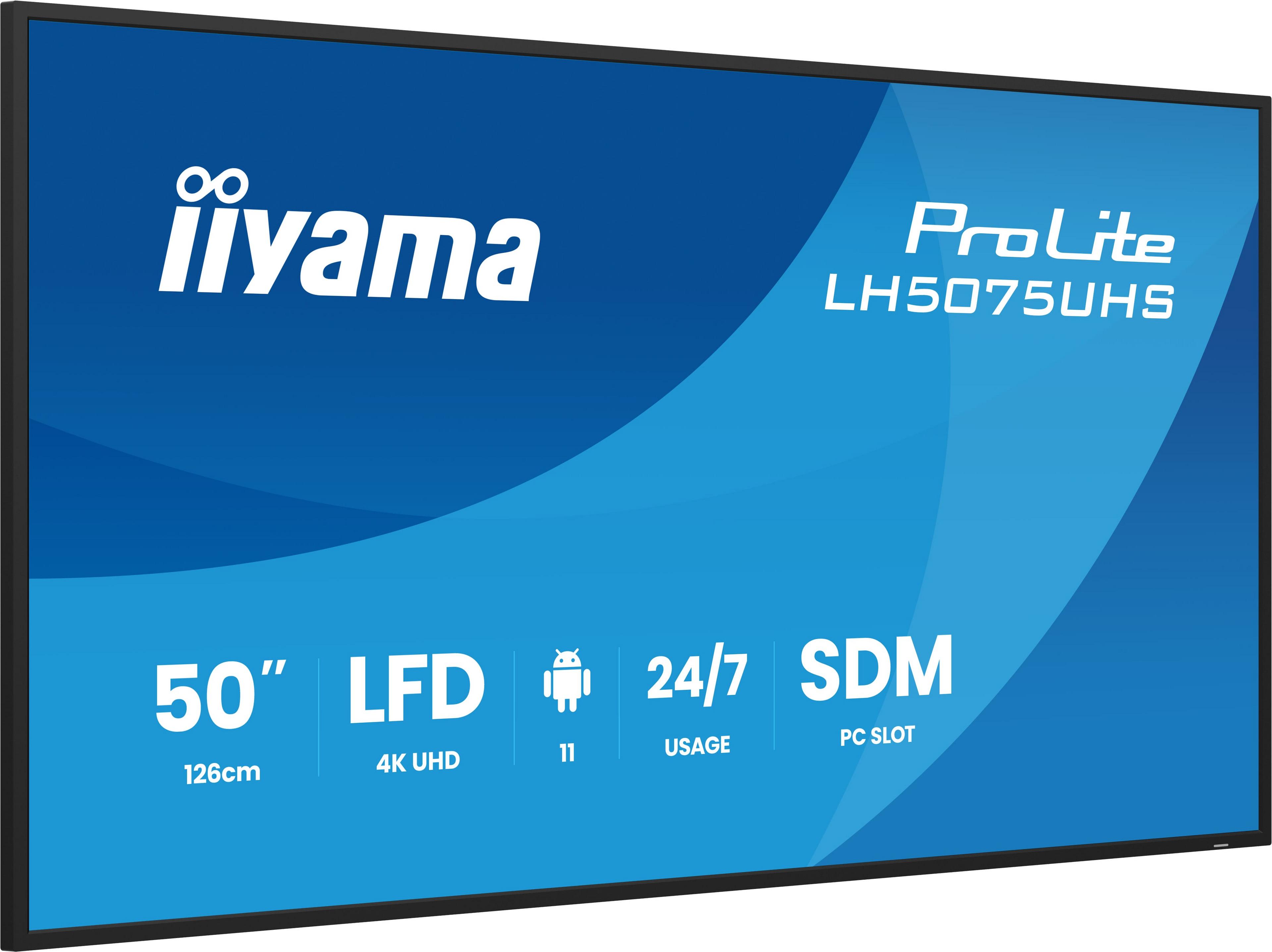 Wyświetl. iiyama ProLite LH5075UHS-B2AG