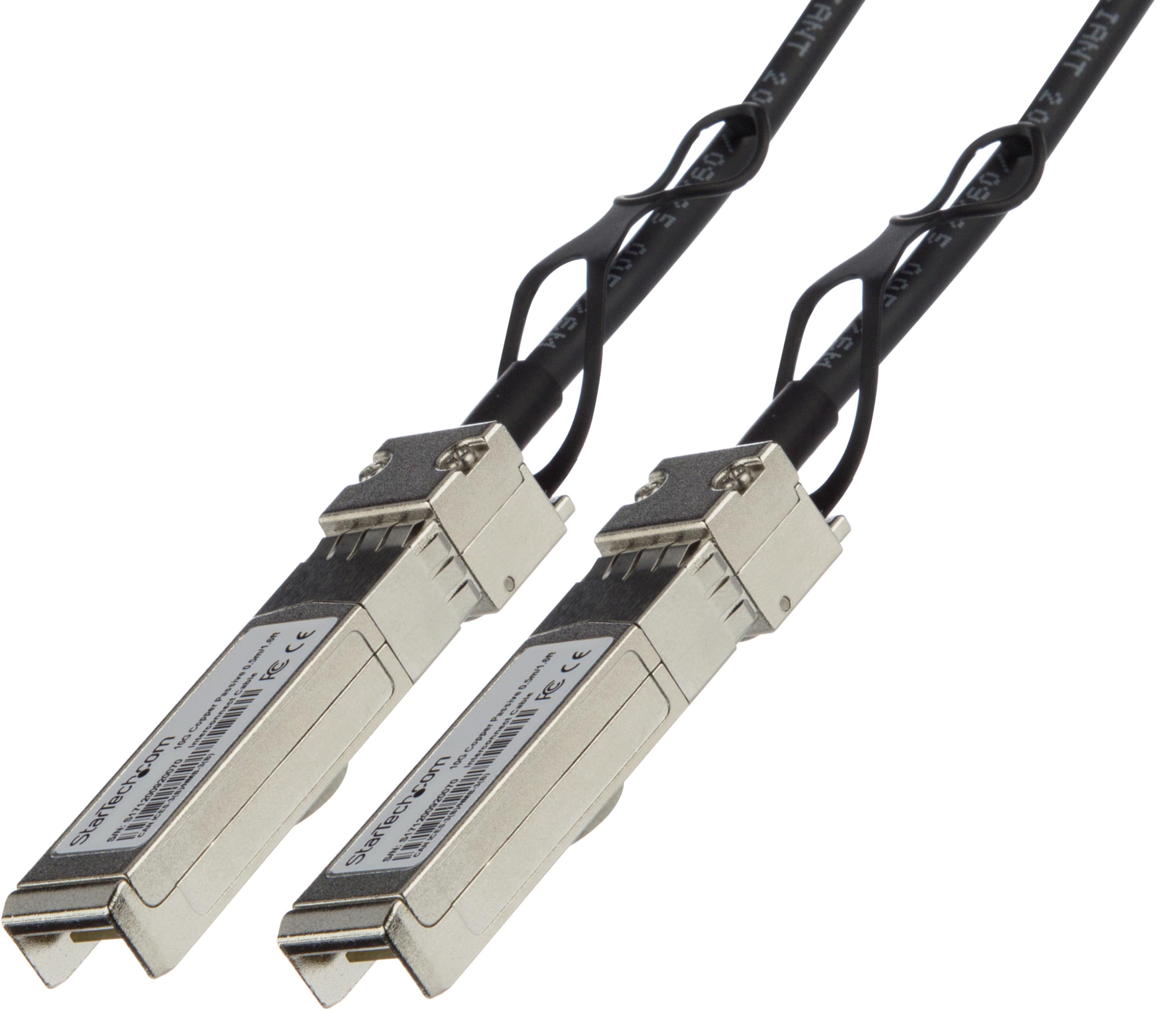 Cable SFP+ macho - SFP+ macho 0,5 m