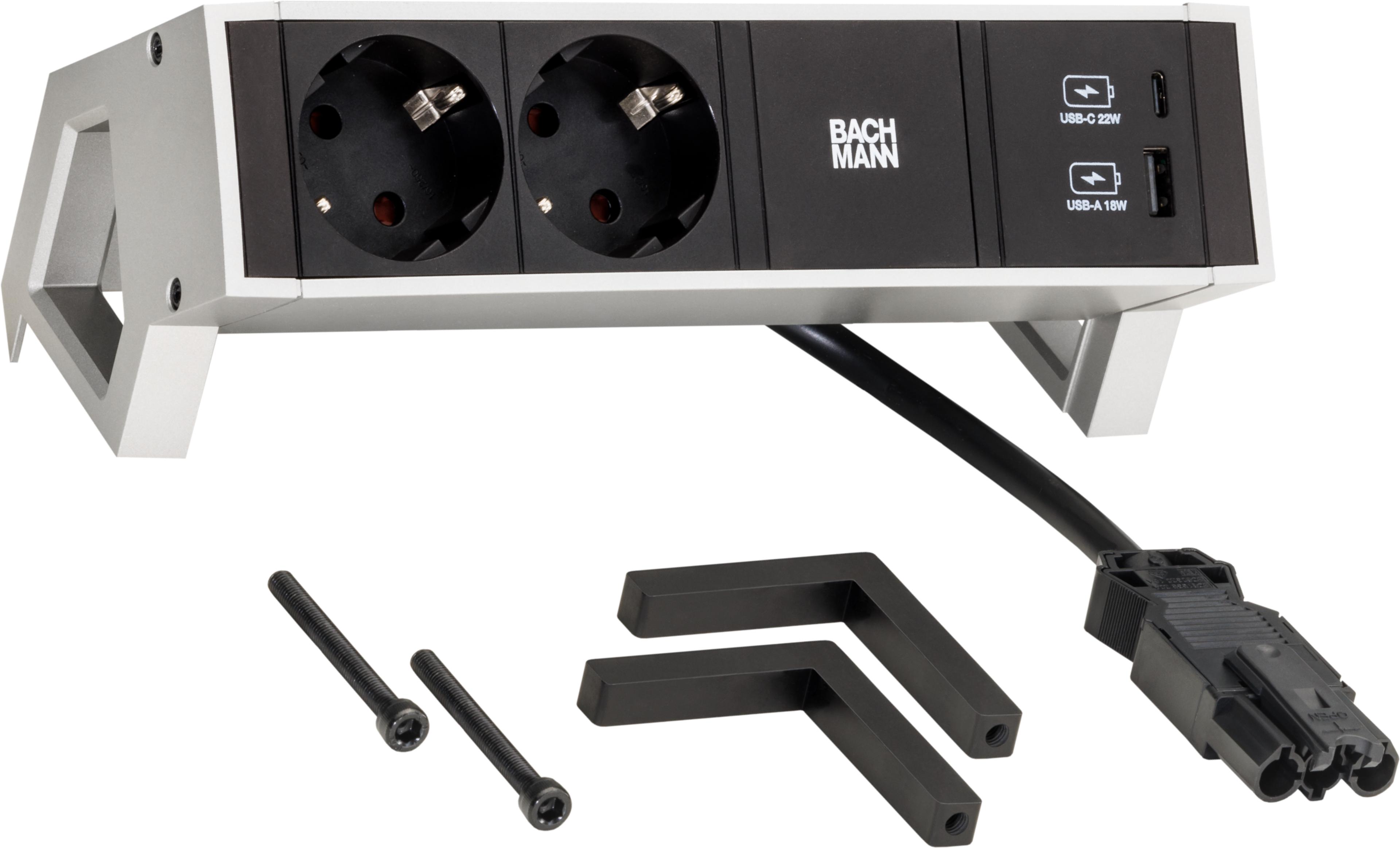 Power Strip 2-way + USB