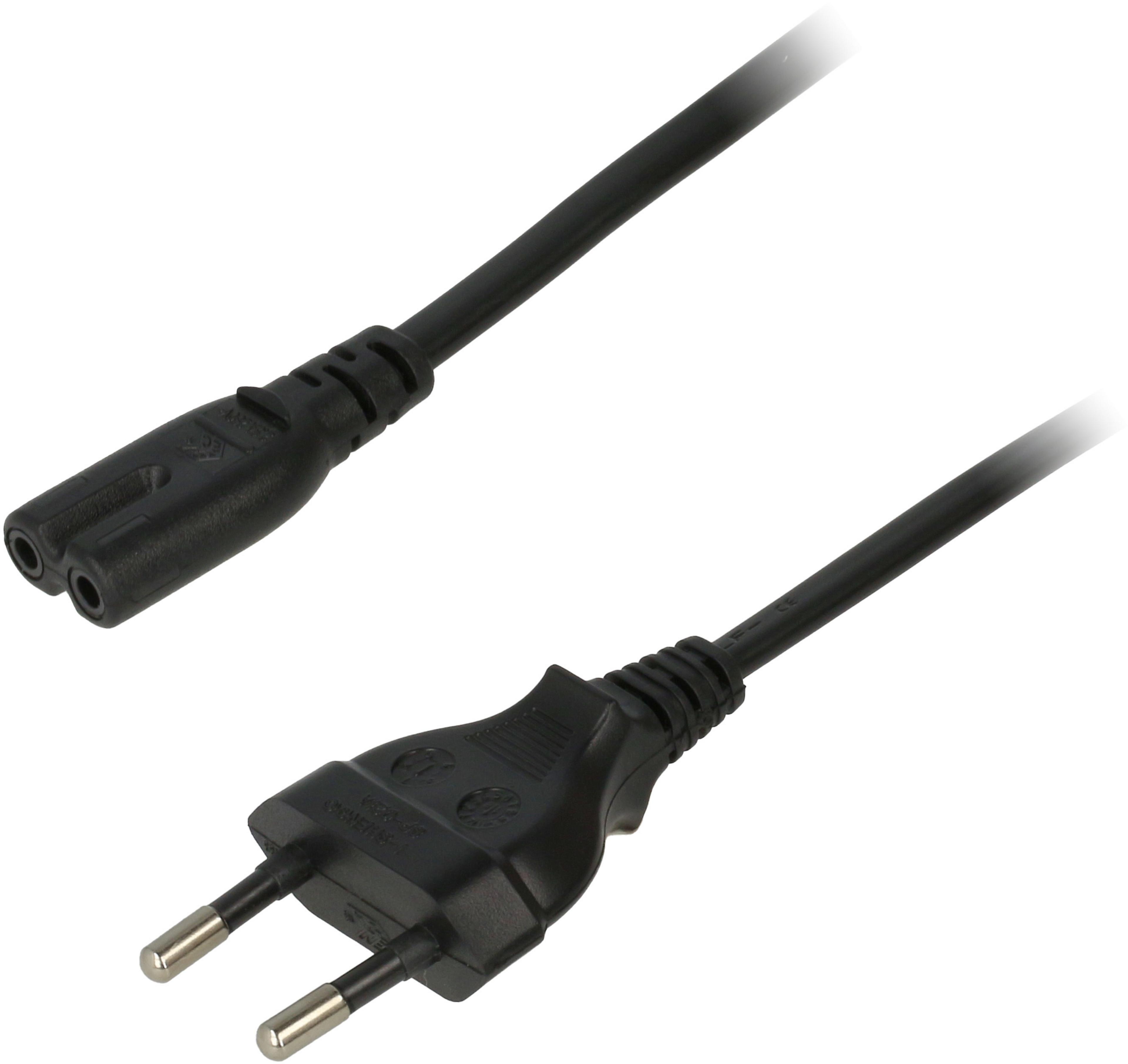 Power Cable Local/m - C7 2m Black
