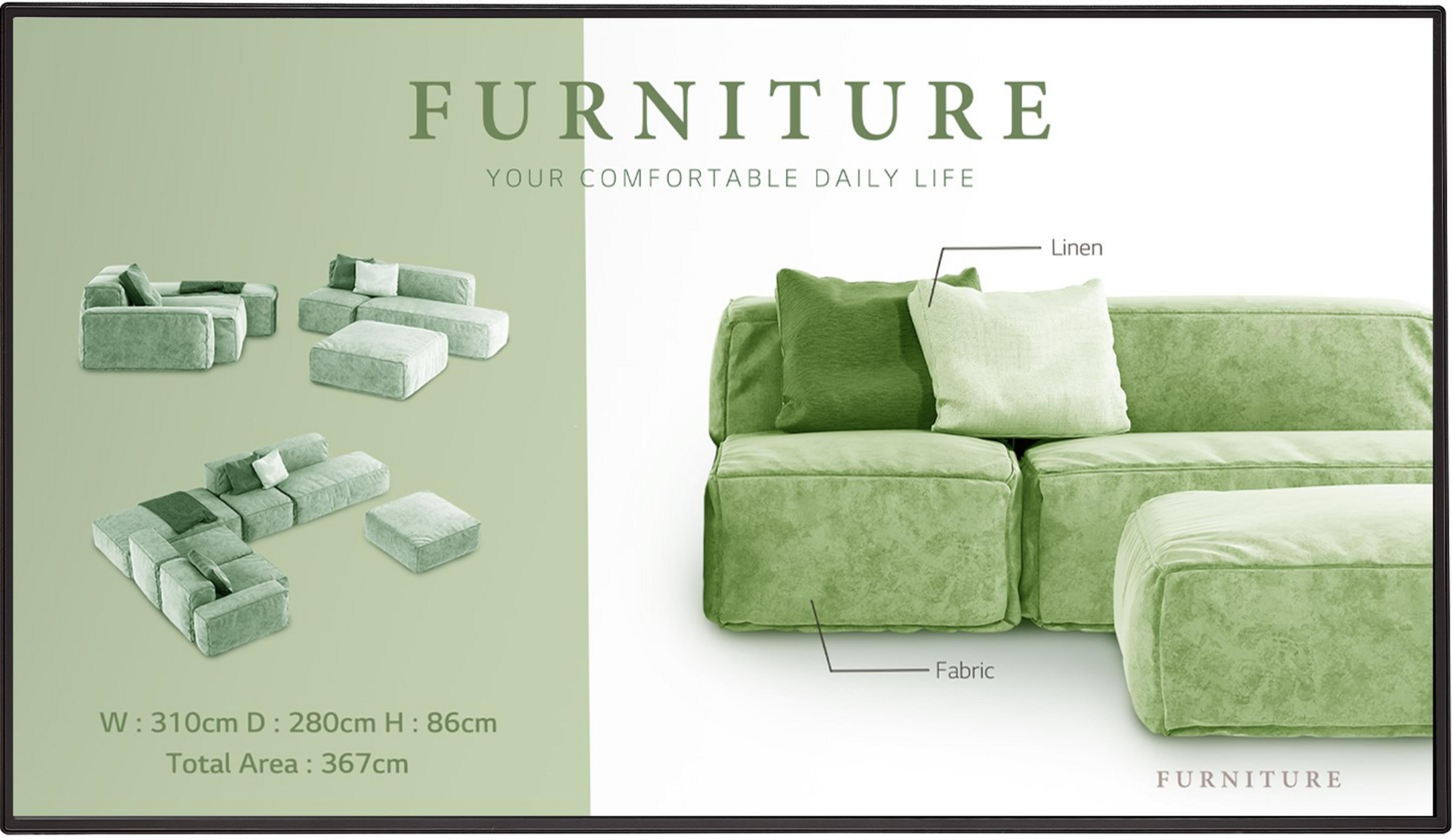 LG 49UM5N-H Signage Display