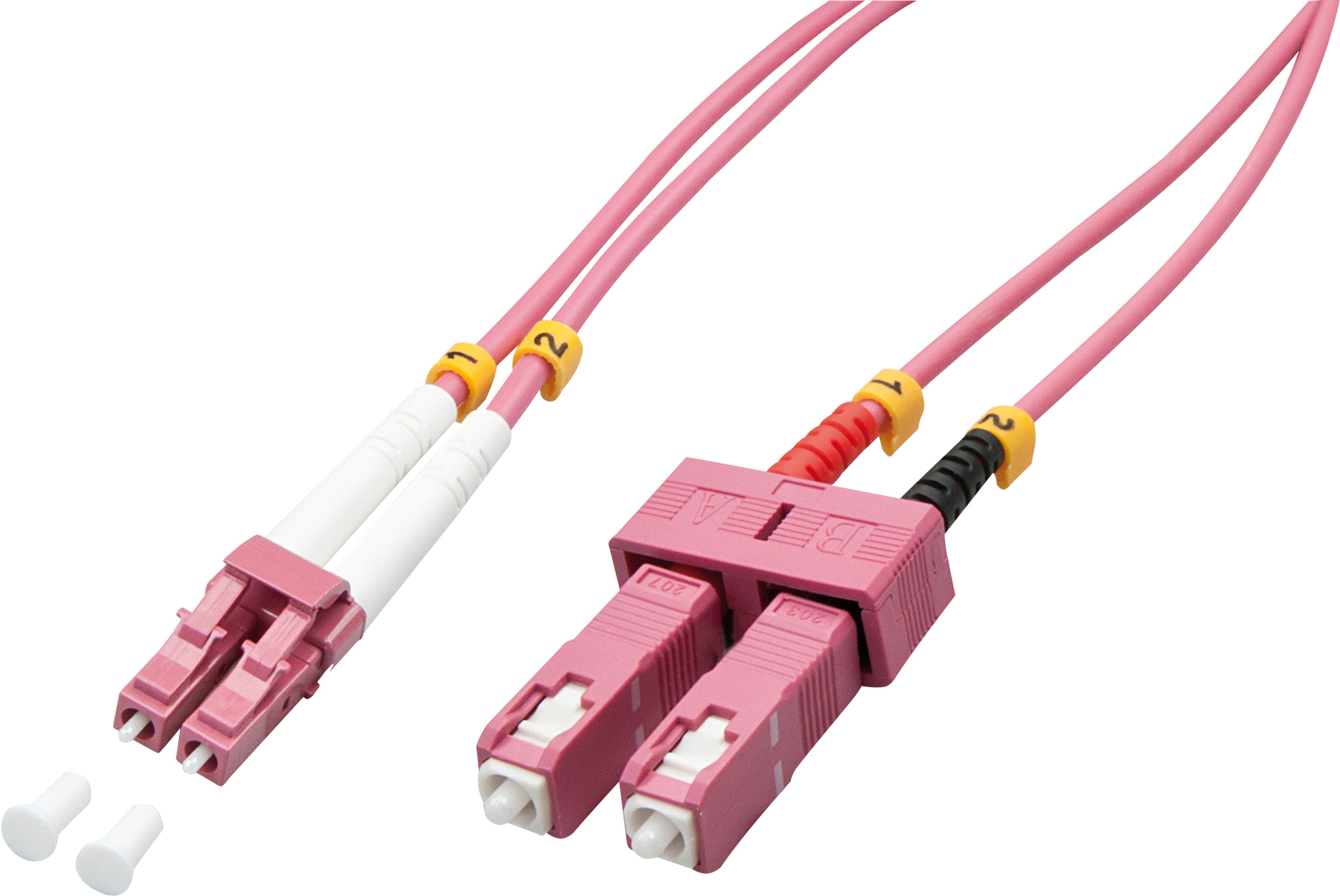 FO Duplex Patch Cable LC-SC 50/125µ 2m