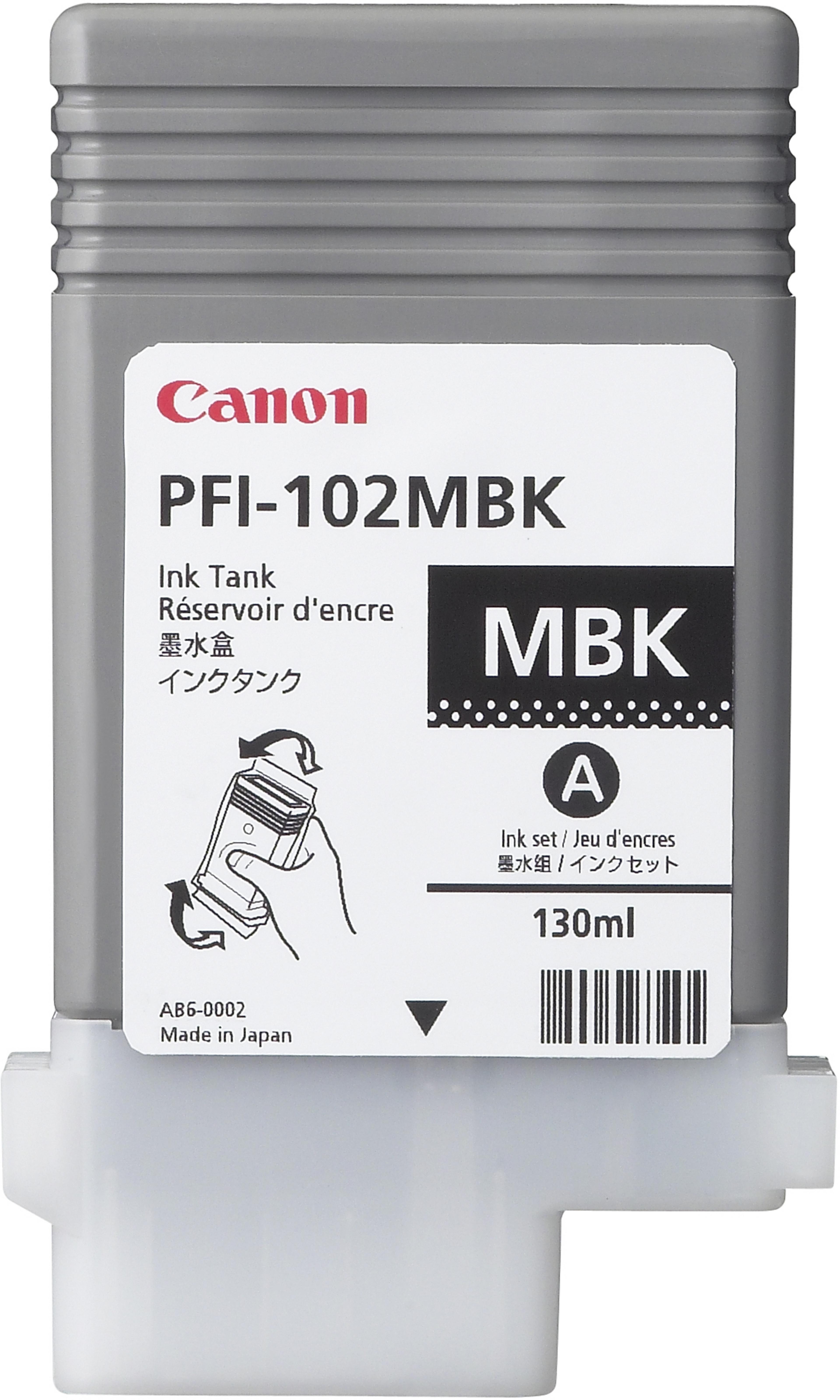 Canon PFI-102MBK Ink Matte Black