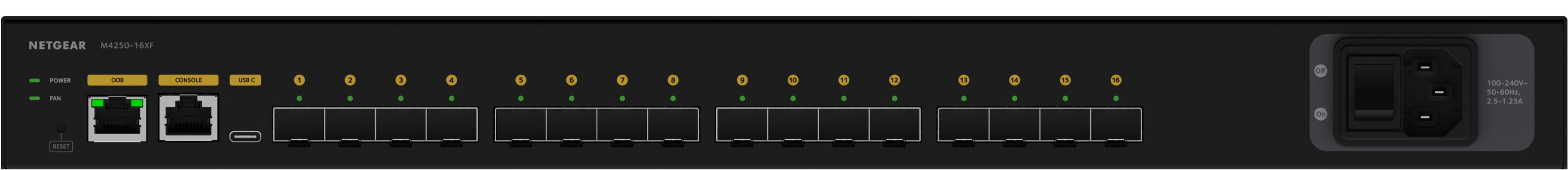 NETGEAR M4250-16XF AV Line Switch