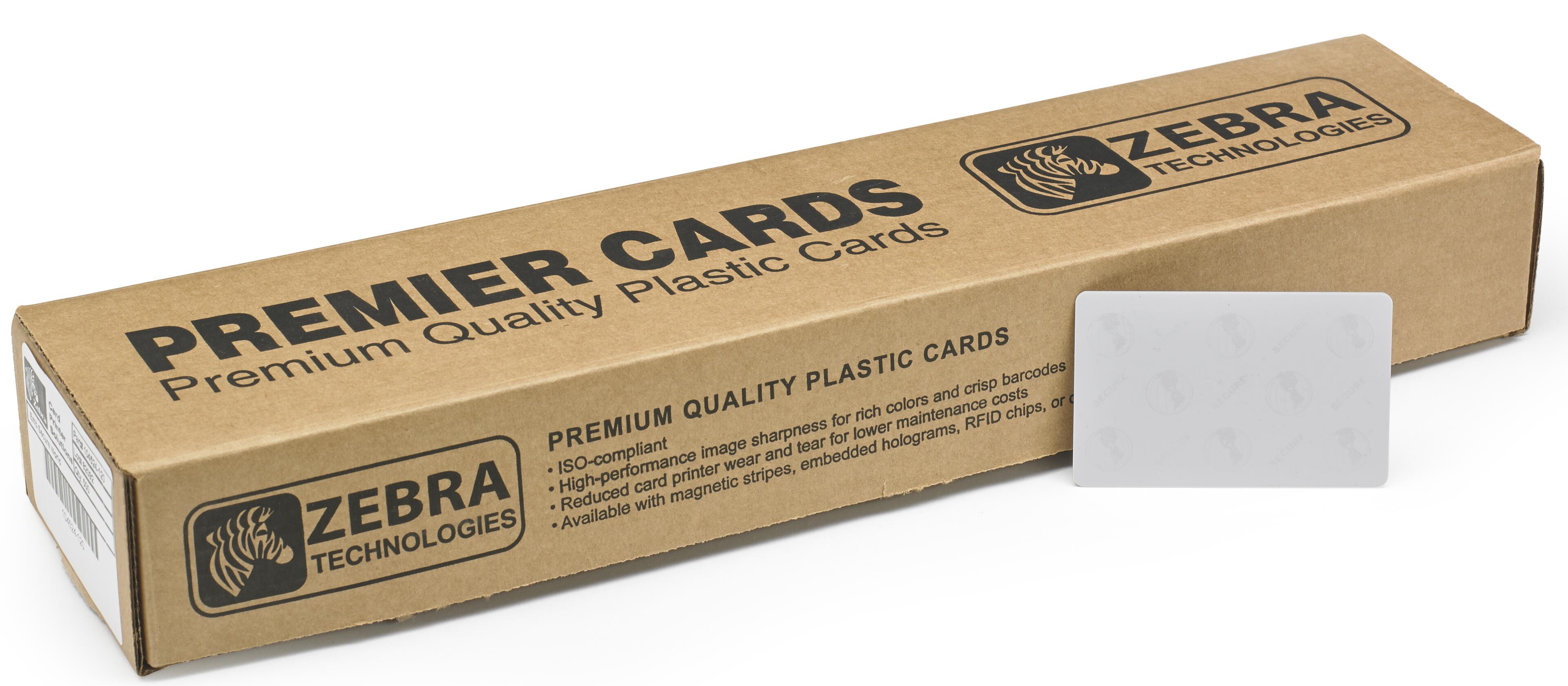 Zebra 500x PVC Cards White