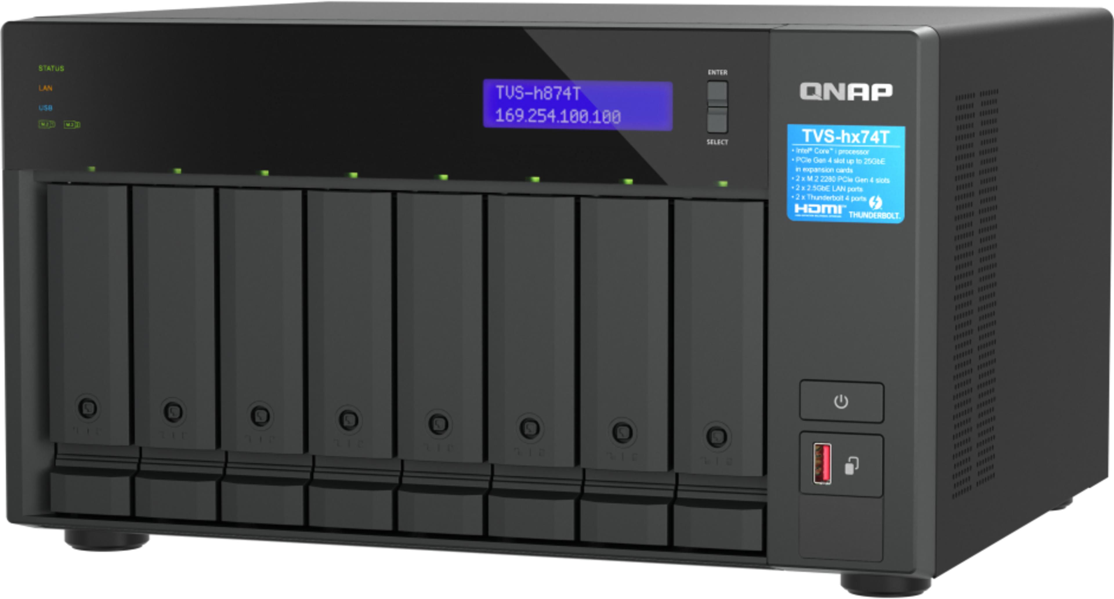 QNAP TVS-h874T 32GB 8-bay NAS