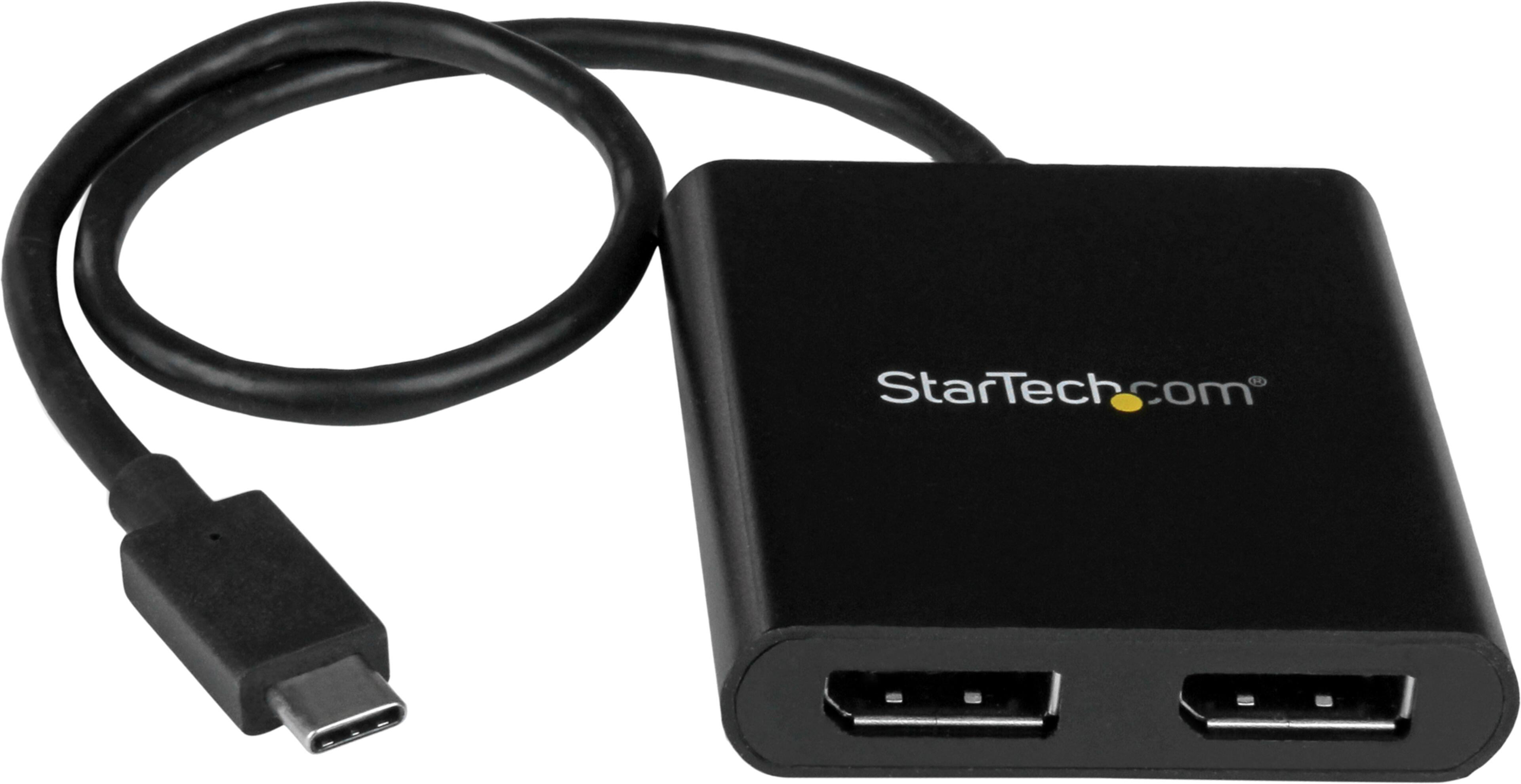 Adapter USB-C/m-2x DisplayPort/f