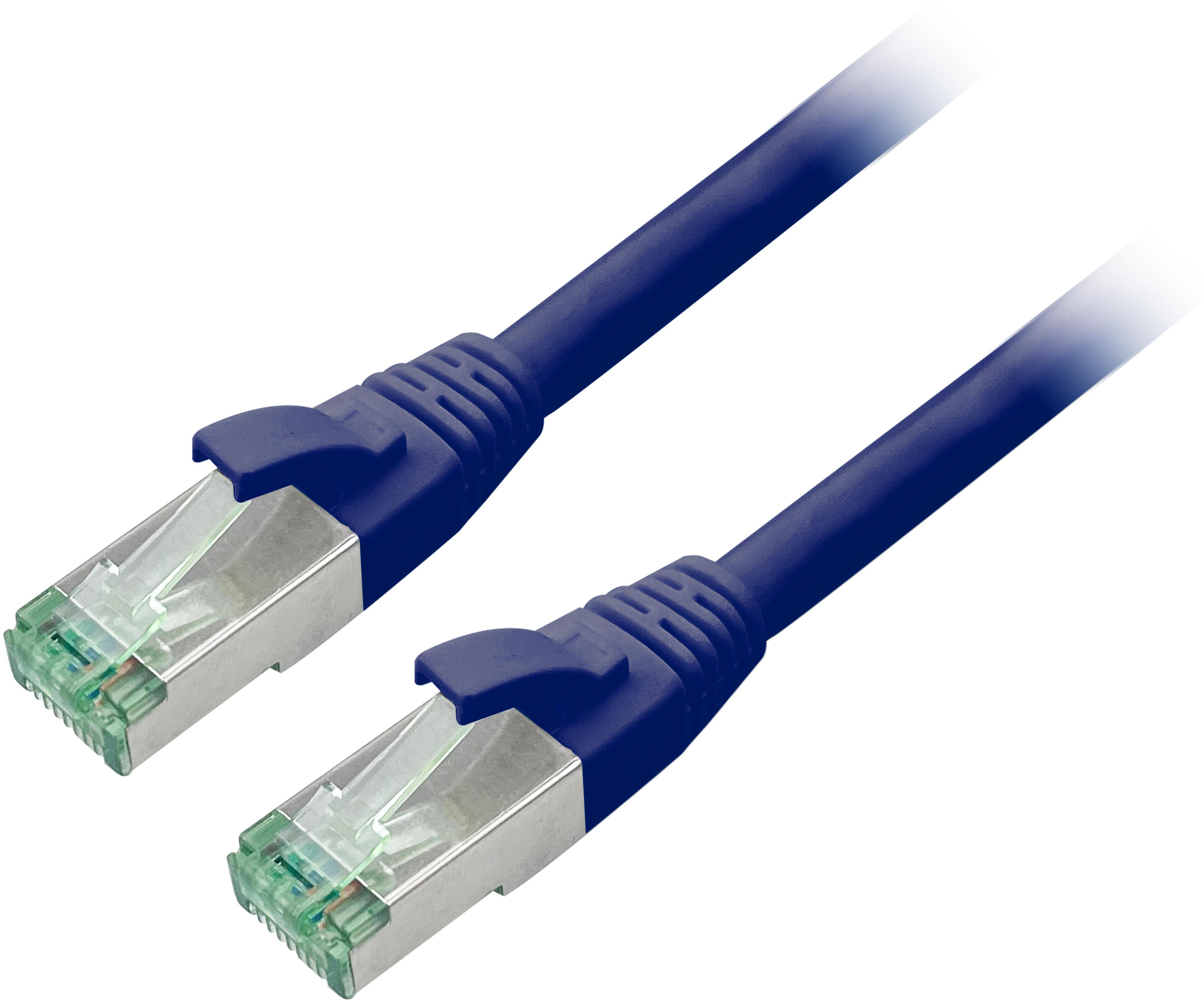GRS Patchkabel RJ45 S/FTP Cat6a 5 m bl