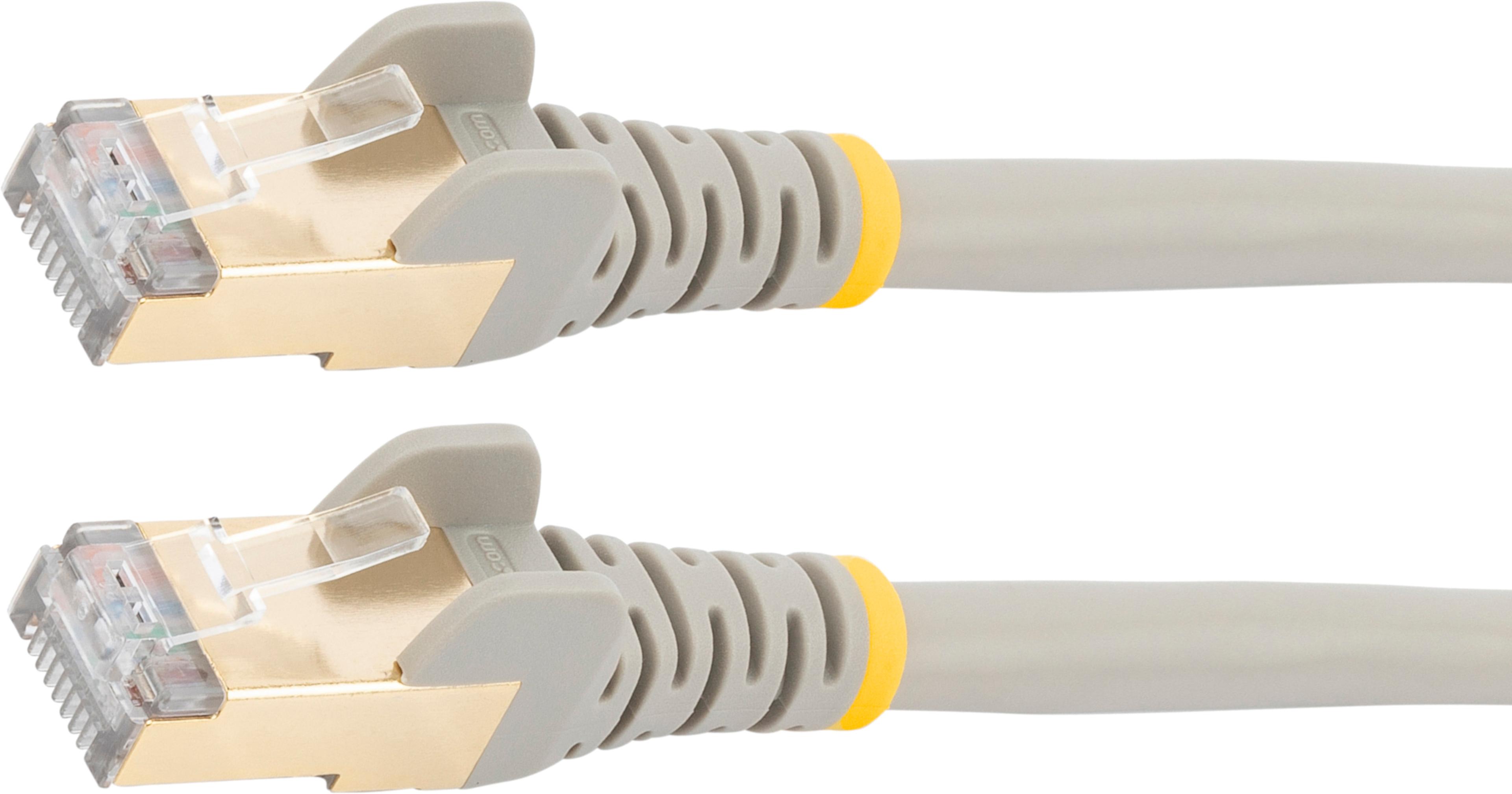 Patch Cable RJ45 F/FTP Cat6a 1.5m Grey