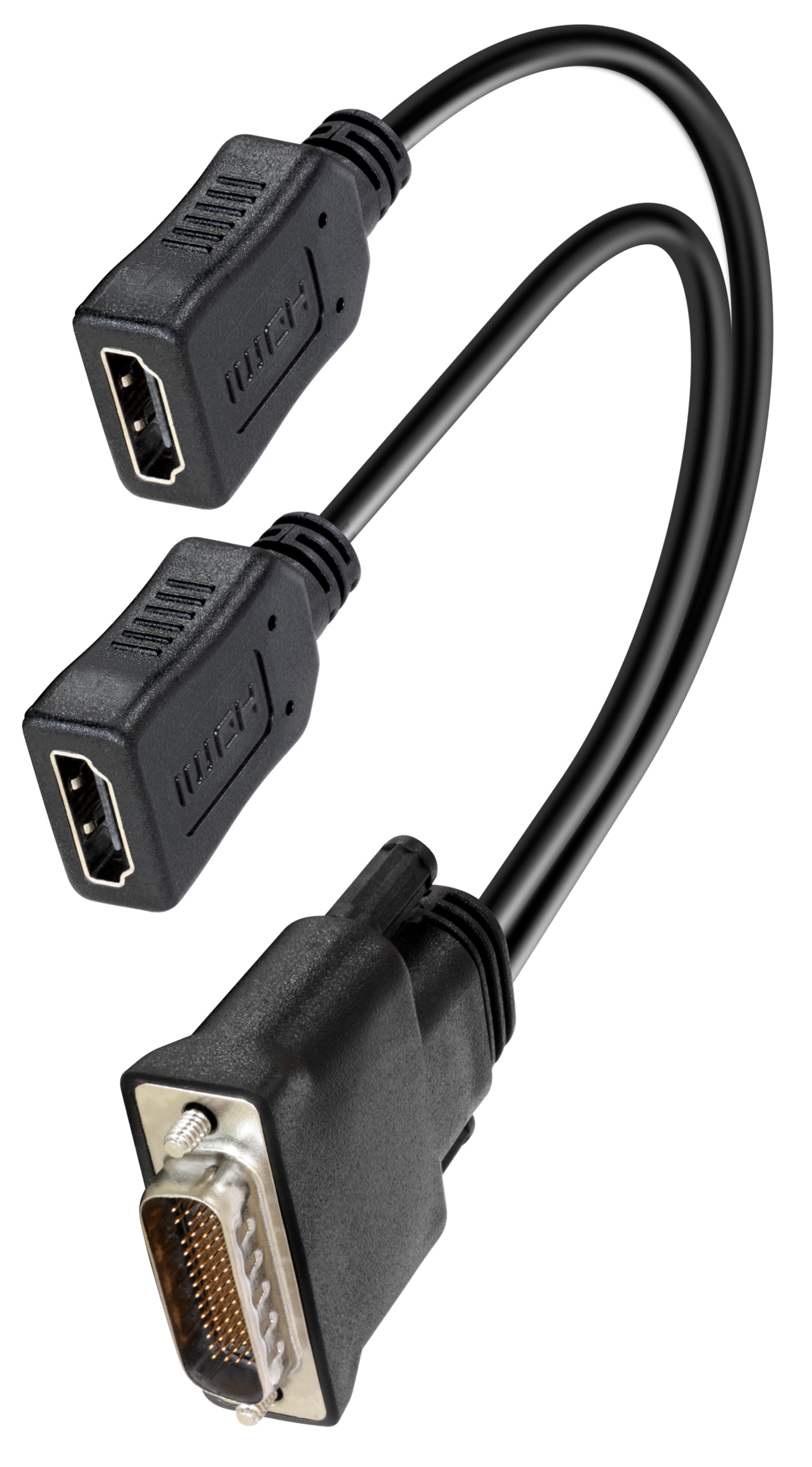 Delock DMS59 - 2xHDMI Adapter