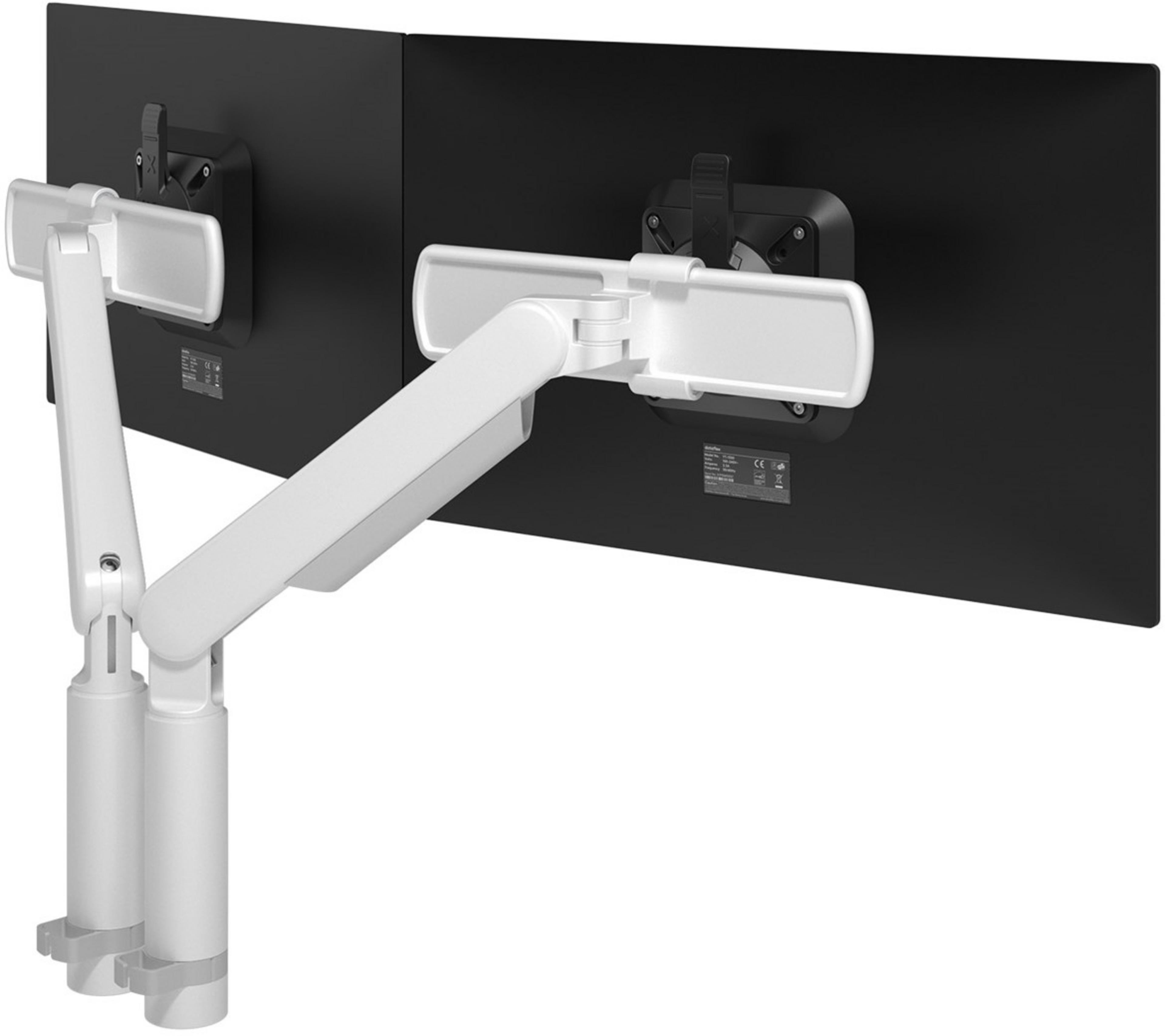 Dataflex Viewprime + Dual Desk Mount