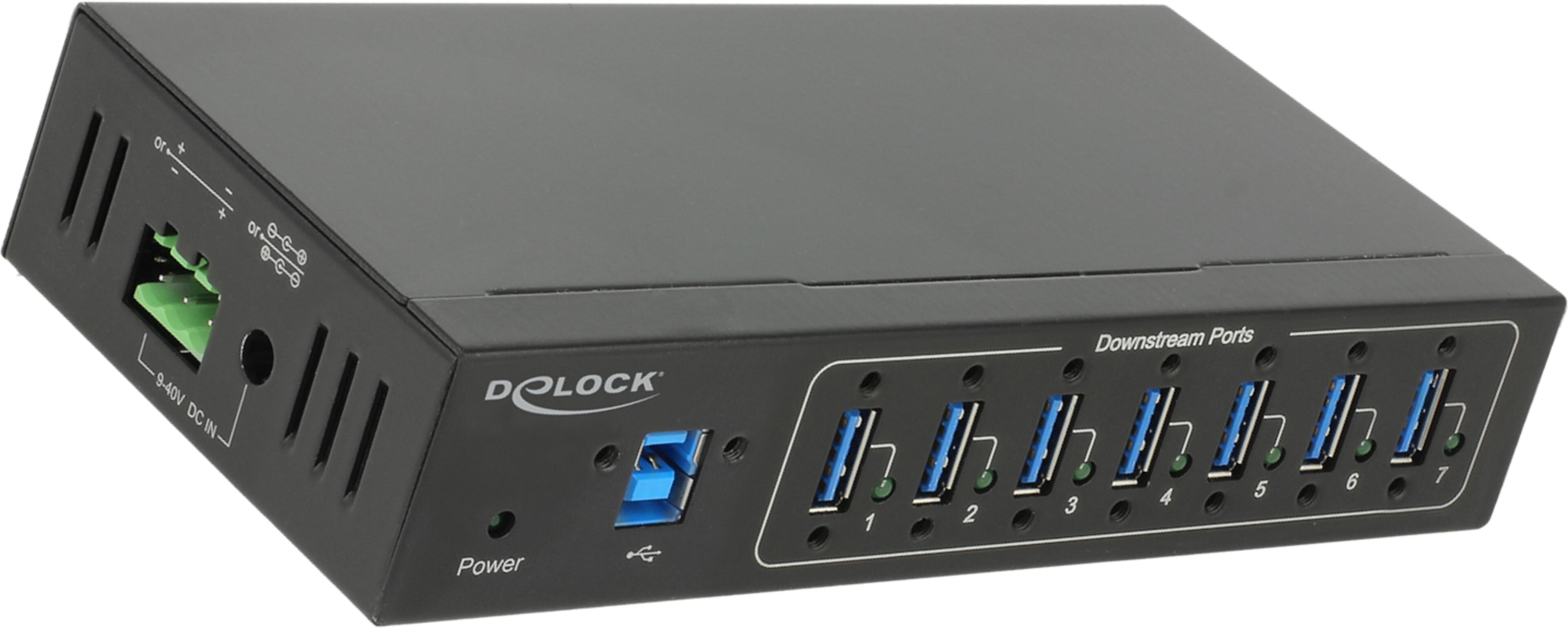 Delock USB Hub 3.0 7-port Industrial