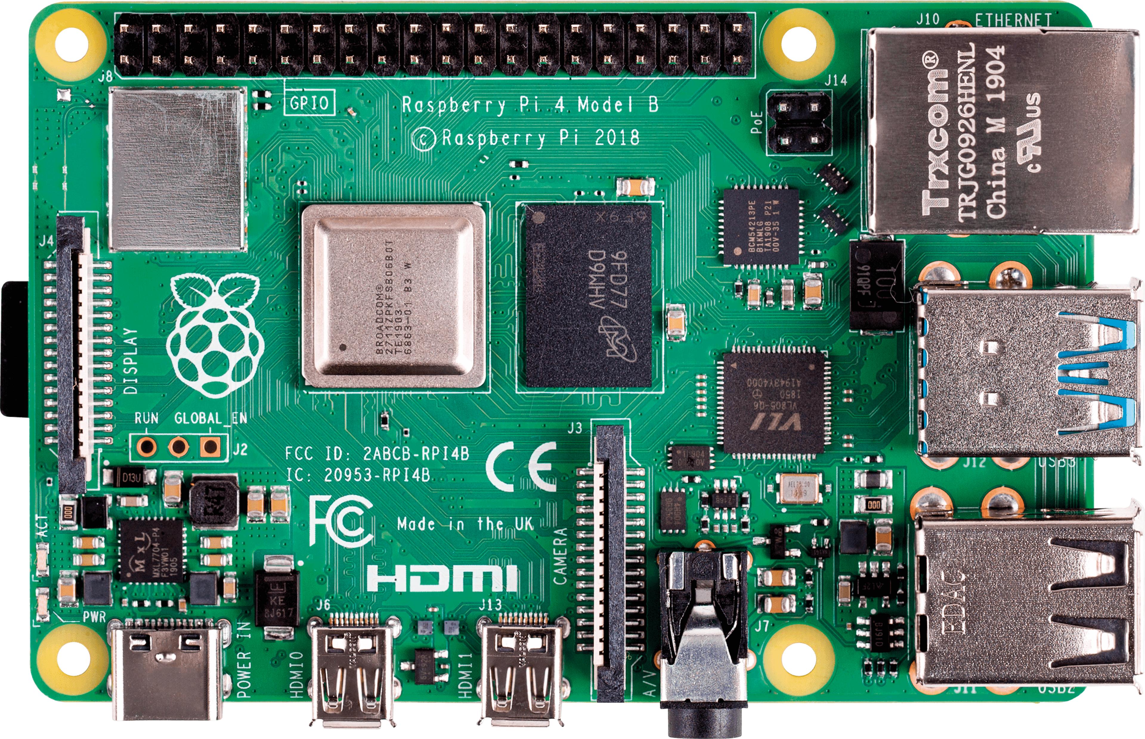 Raspberry Pi4 Model B 2GB SingleBoard PC