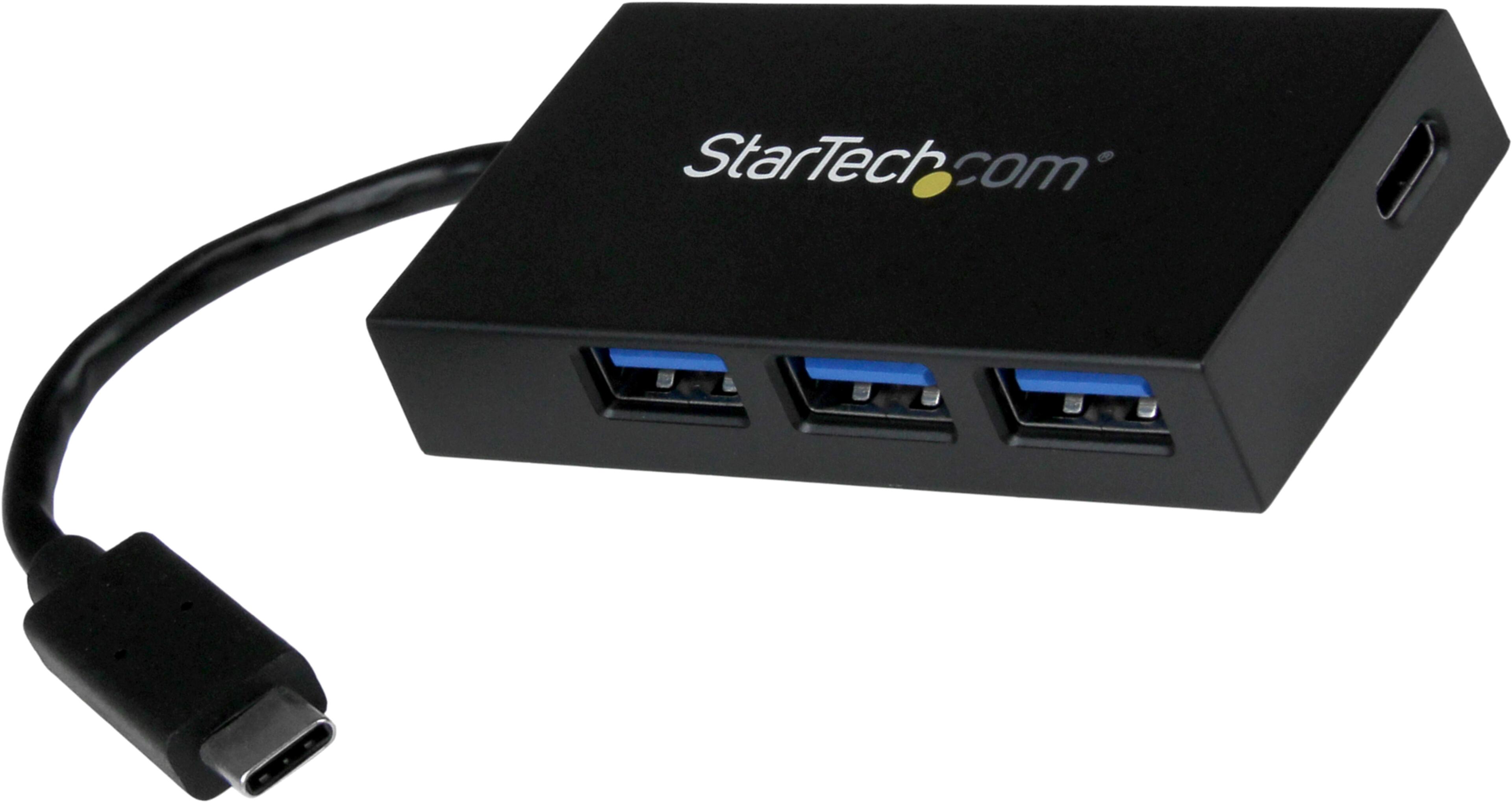 StarTech USB Hub 3.0 4-port Type-C Black