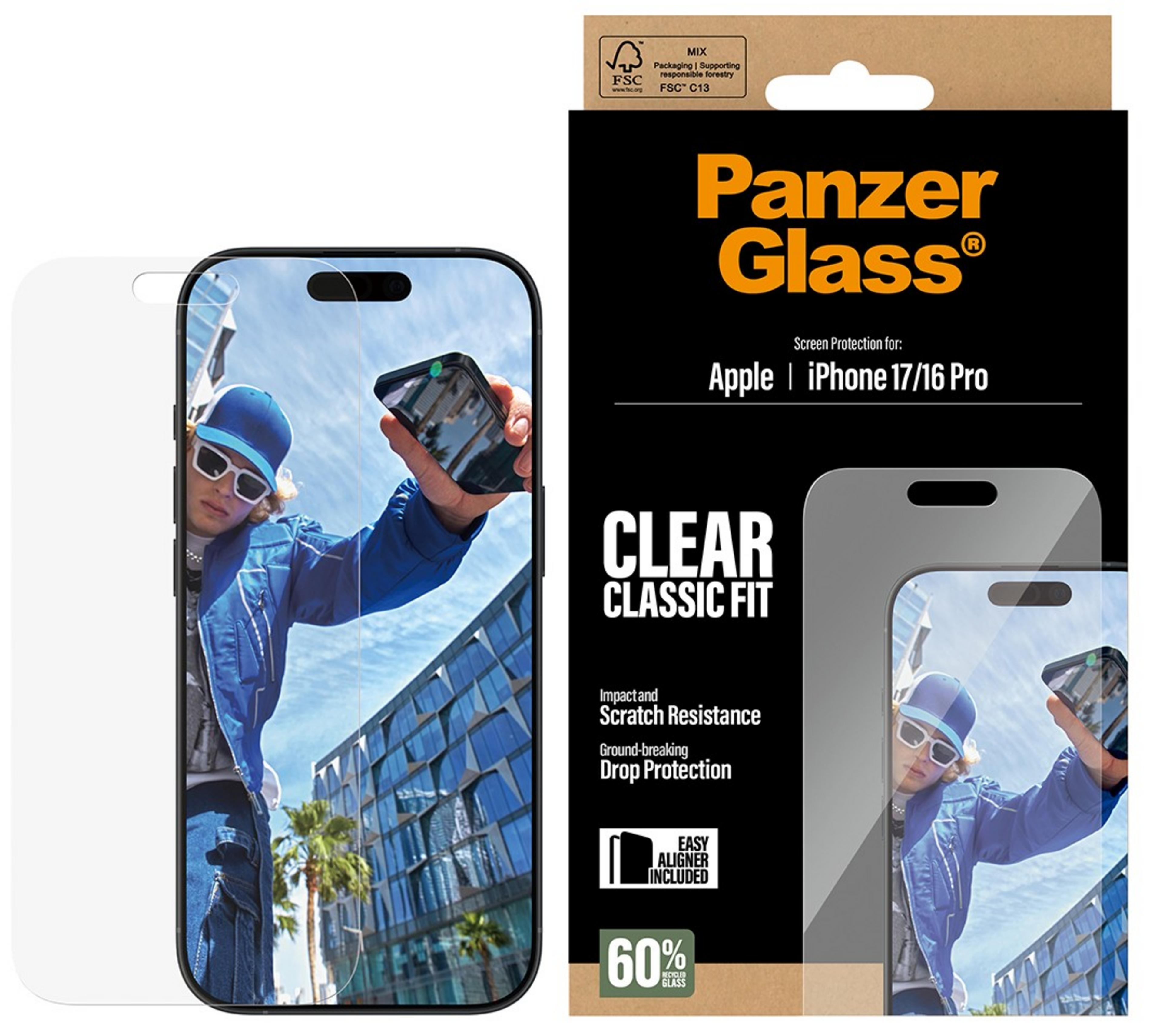 PanzerGlass iPhone 17/16 Pro Screen Prot