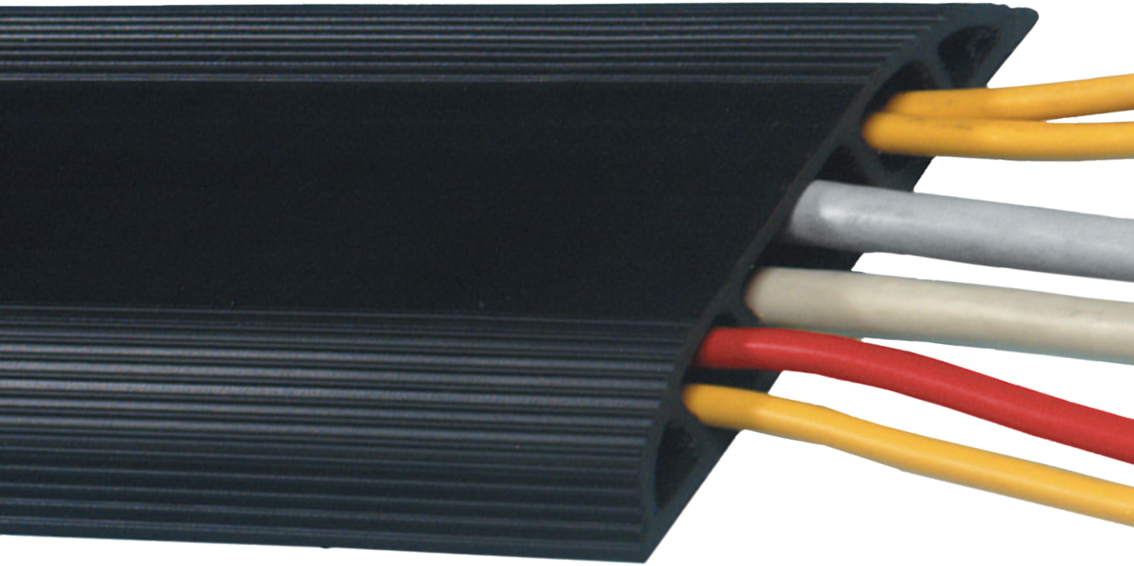 Kabelbrücke breit 83x15mm 1,5m schwarz