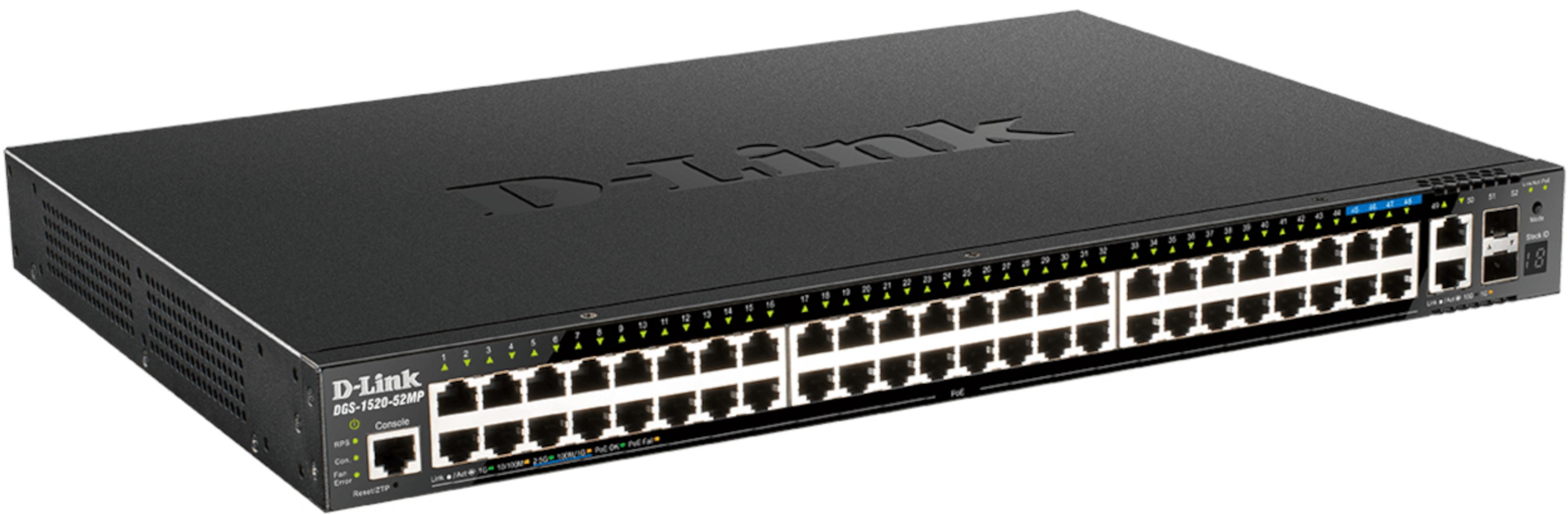D-Link DGS-1520-52MP/E PoE Switch
