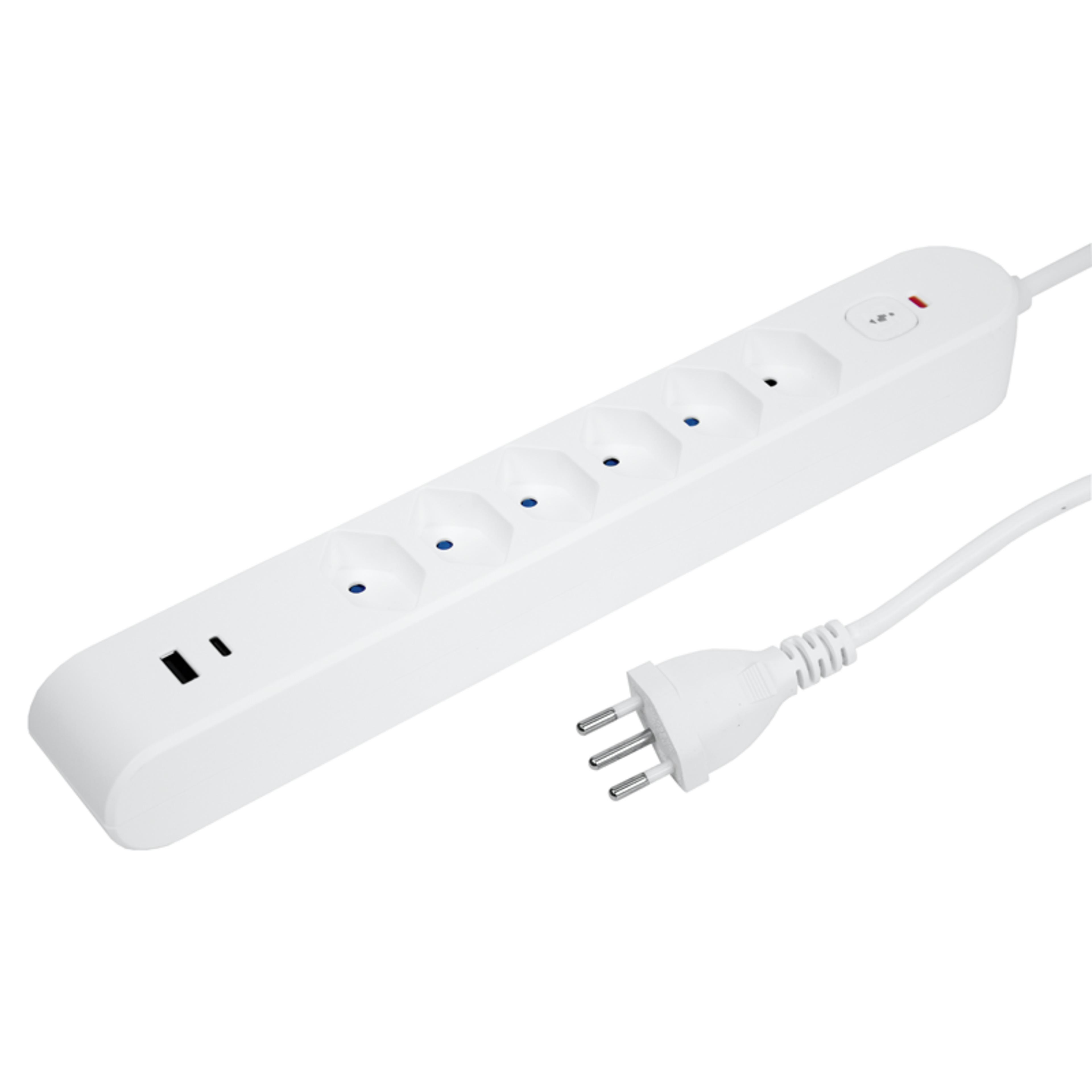 Steffen Steckdosenleiste IQ PRO 6 x T13