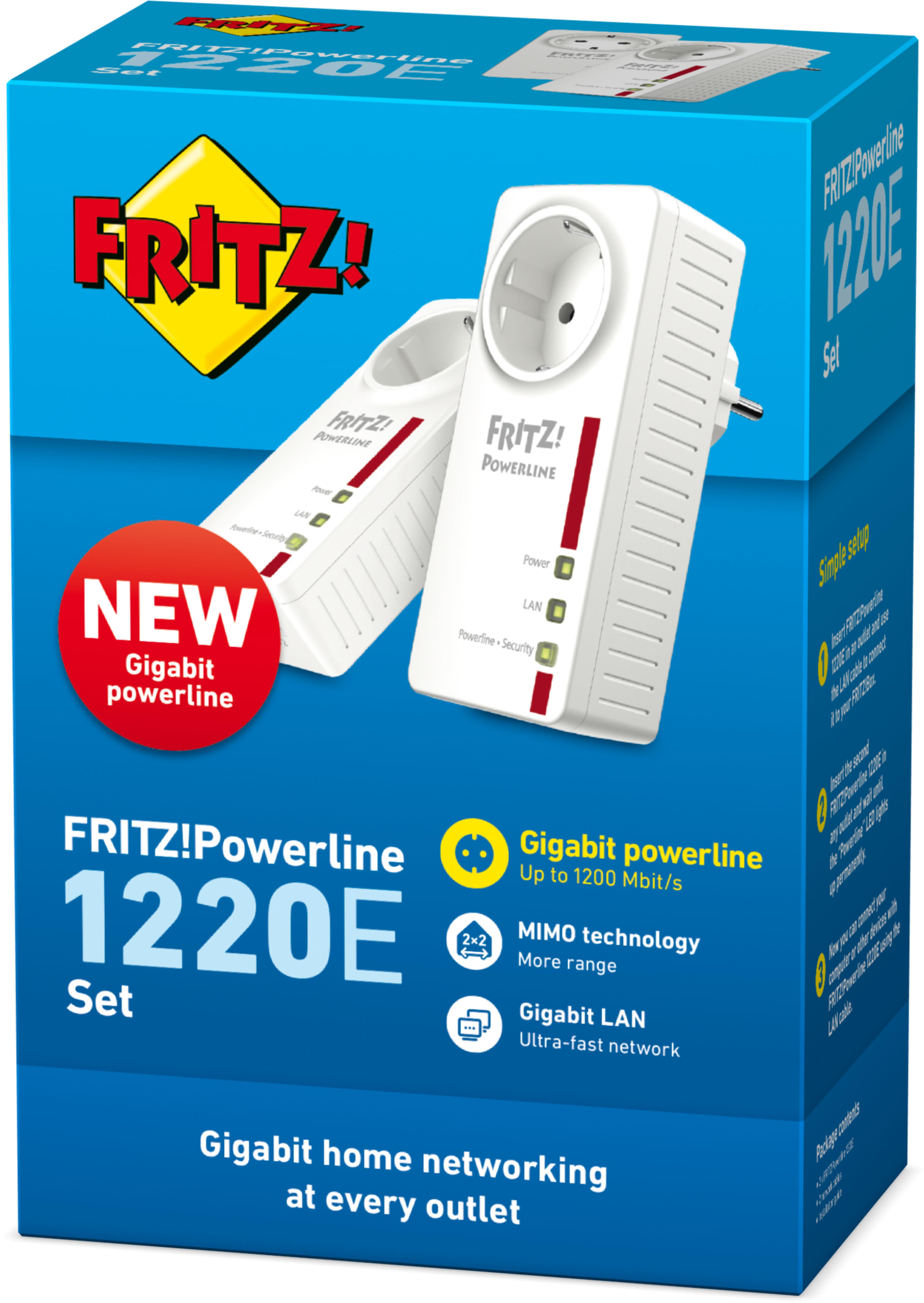 AVM FRITZ!Powerline 1220E Set