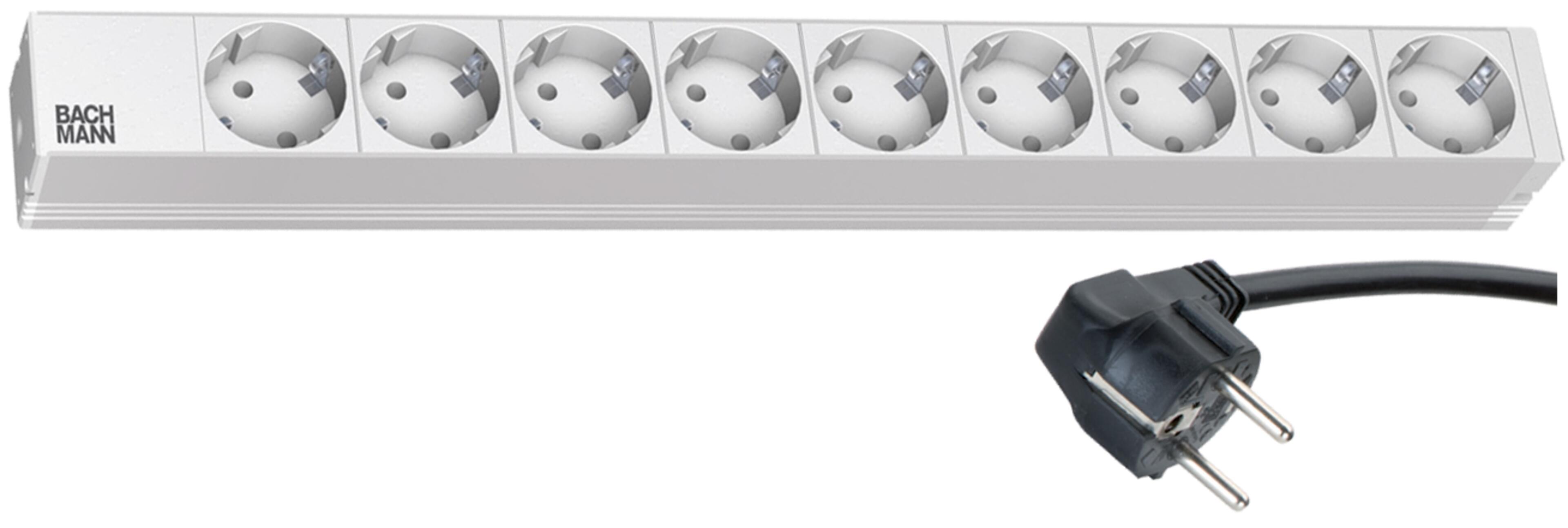 Power Strip 19" 9-way 2m
