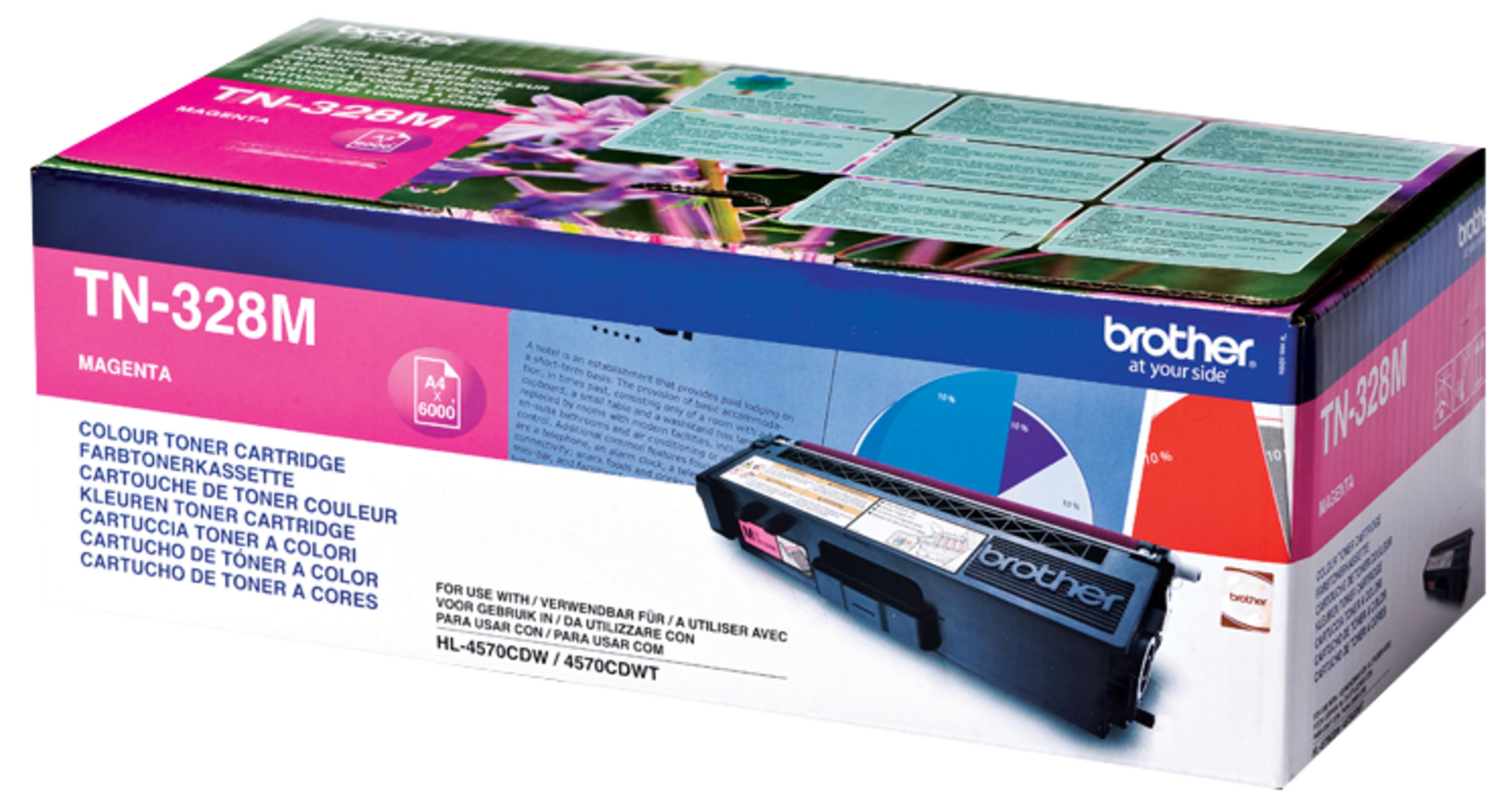Brother TN-328M Toner Magenta