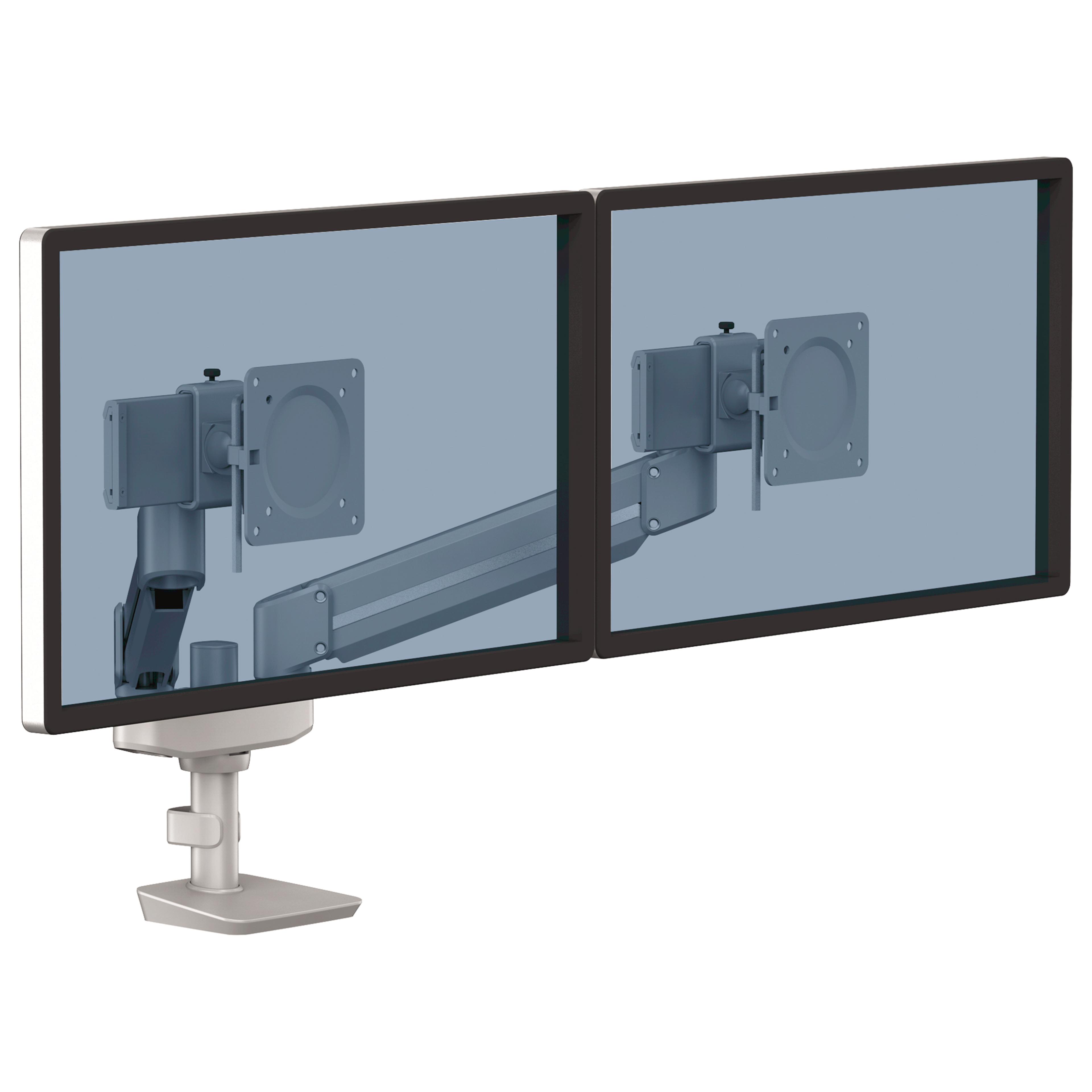 Fellowes Tallo Dual Tischhalterung silb.