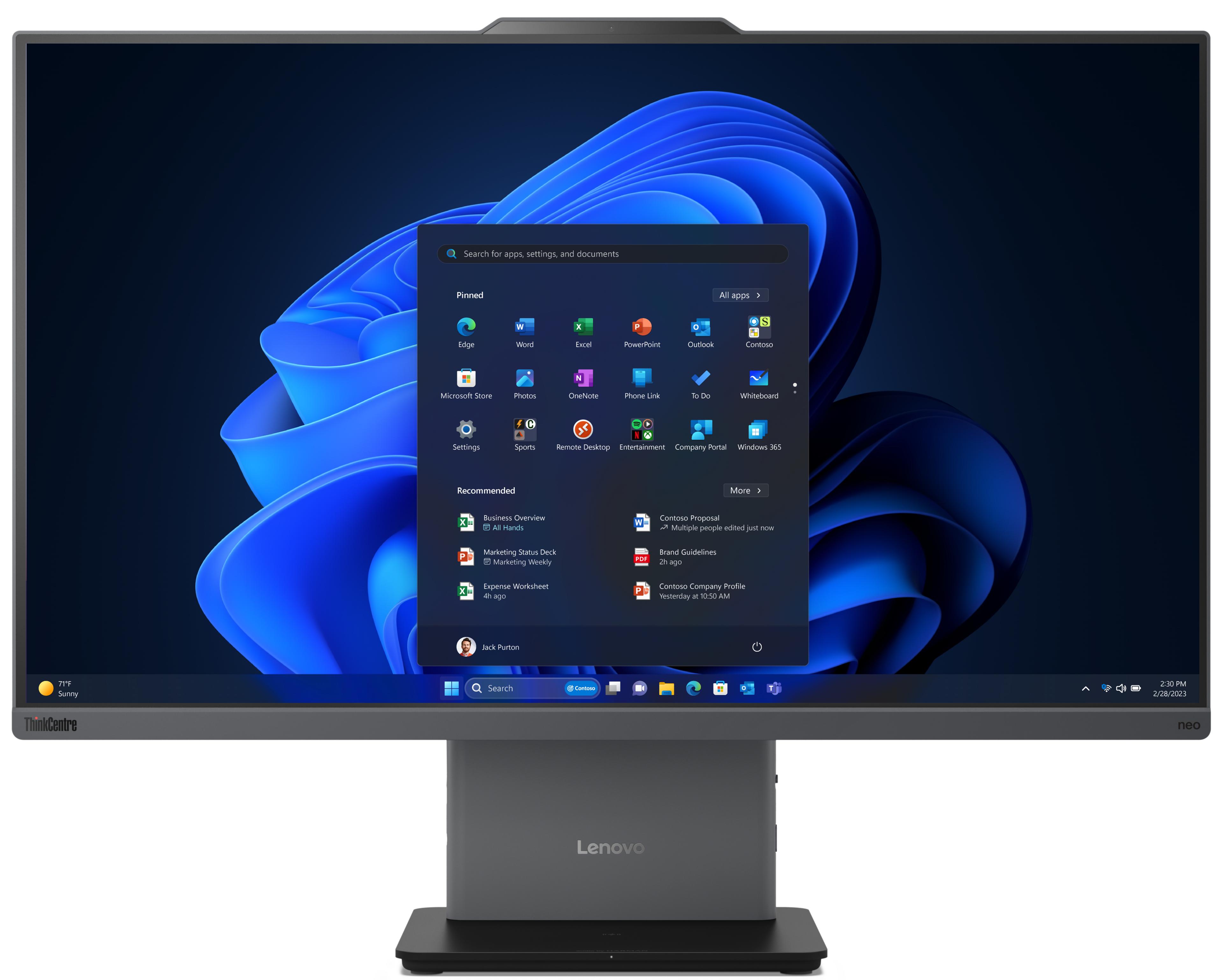 Lenovo TC neo 50a 27 G5 i7 16/512GB AiO