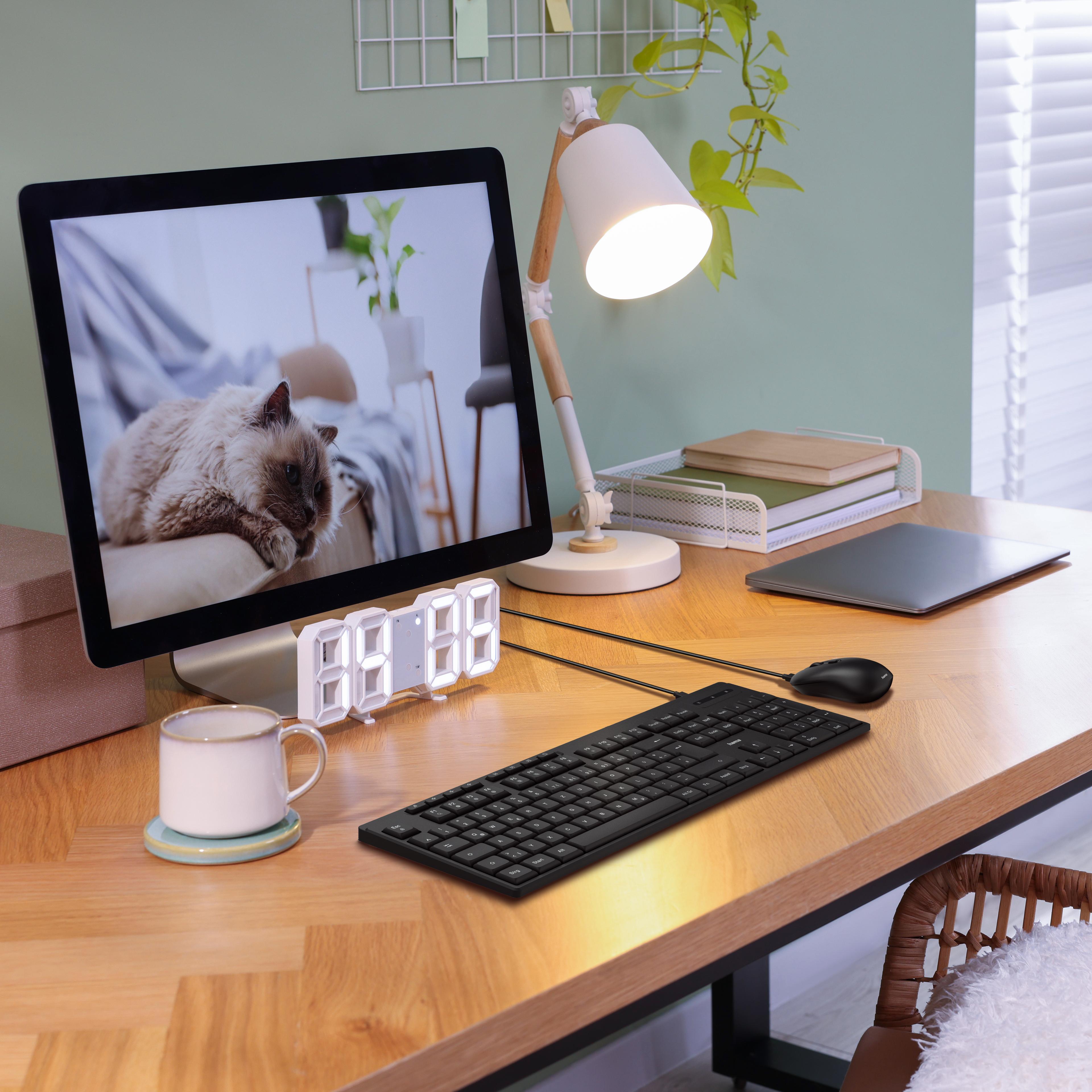 Hama CKM-200 Tastatur und Maus Set