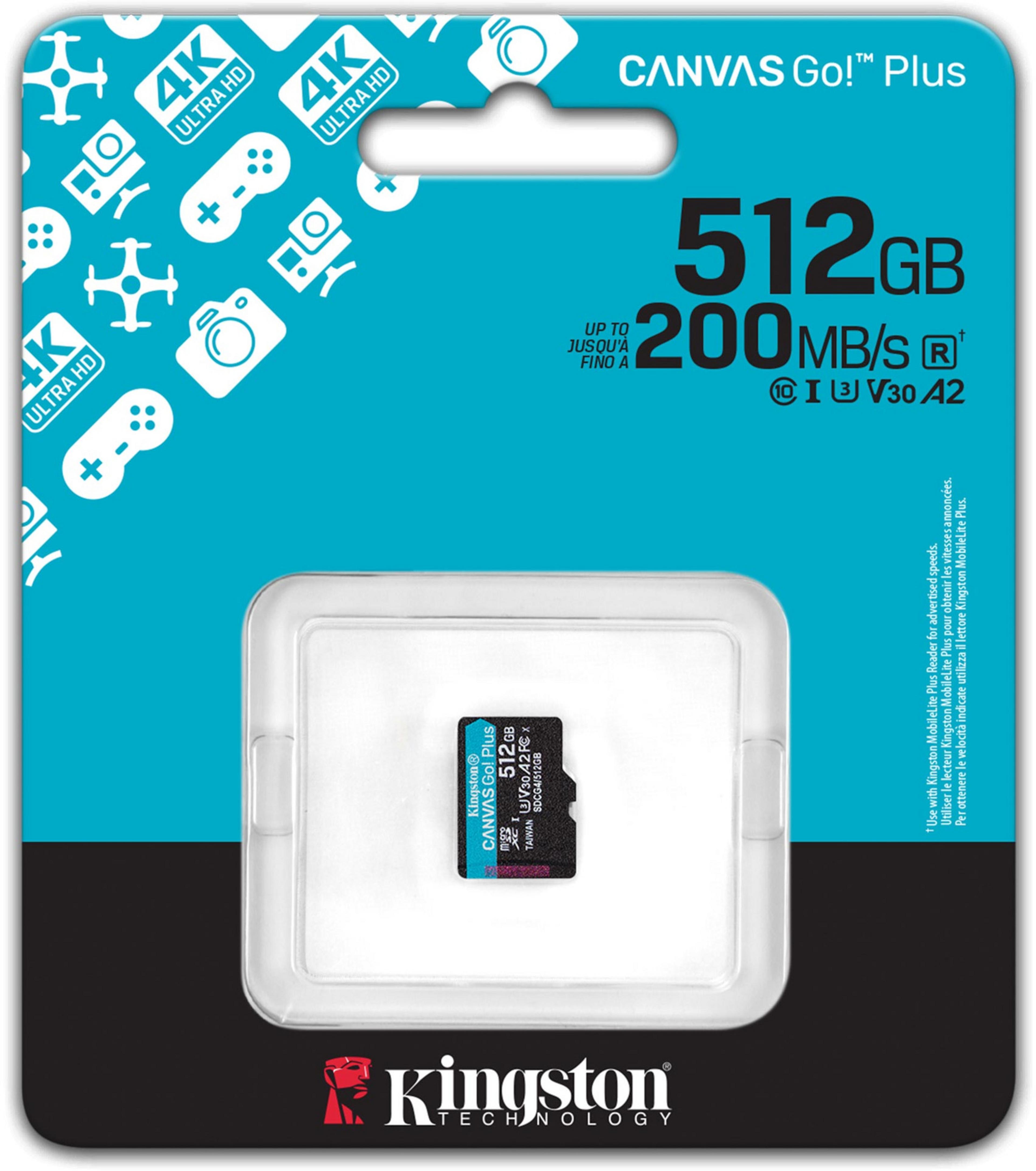 Kingston Canvas Go! Plus microSDXC 512GB