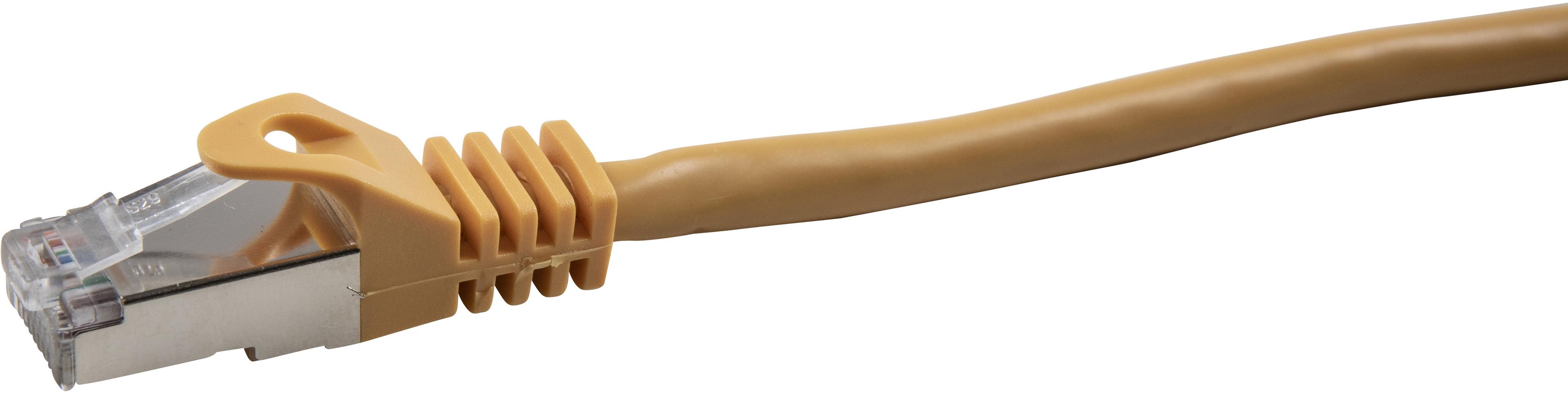 Patchkabel RJ45 SF/UTP cat.5e 1,5 m geel