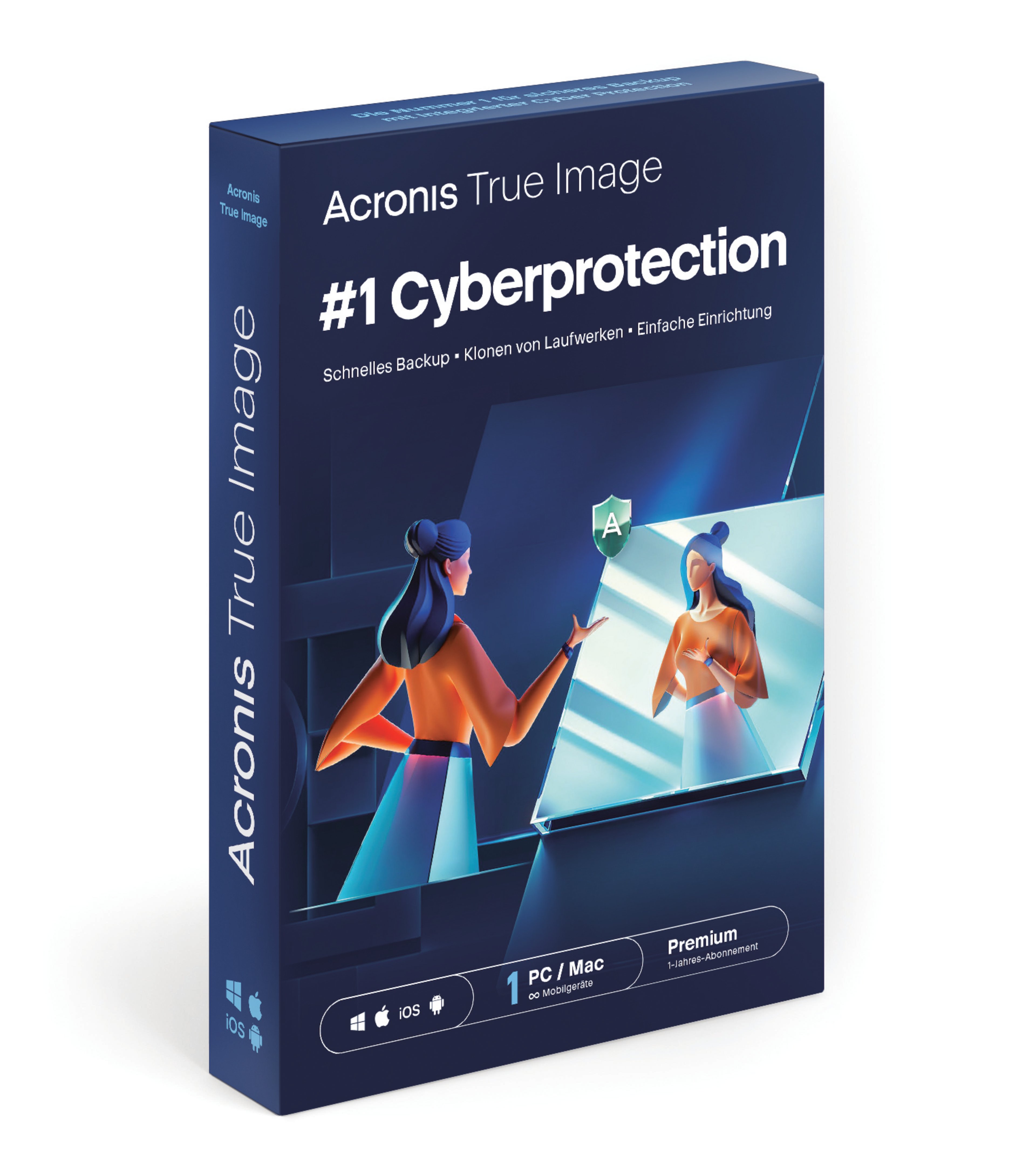 Acronis True Image Premium Subscription 1 Computer + 1 TB Acronis Cloud Storage - 1 year subscription ESD