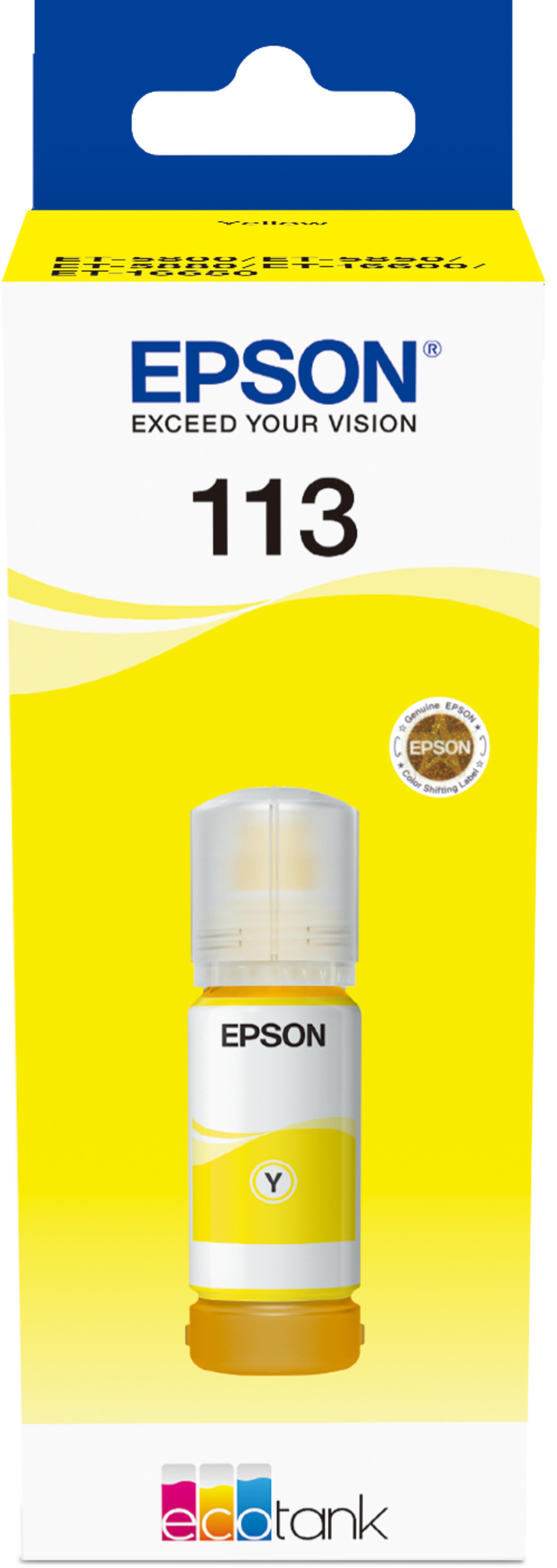 Epson 113 EcoTank Pigment Tinte gelb
