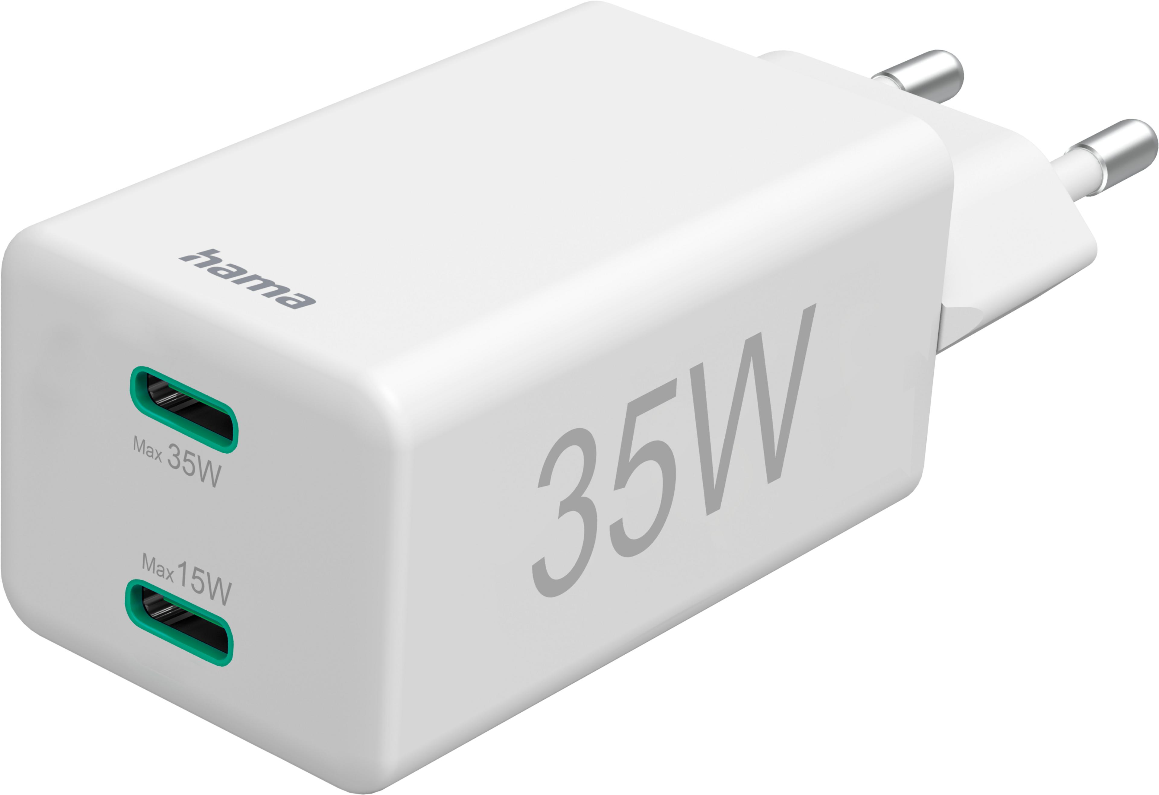 Hama 35 W Dual USB-C Ladeadapter