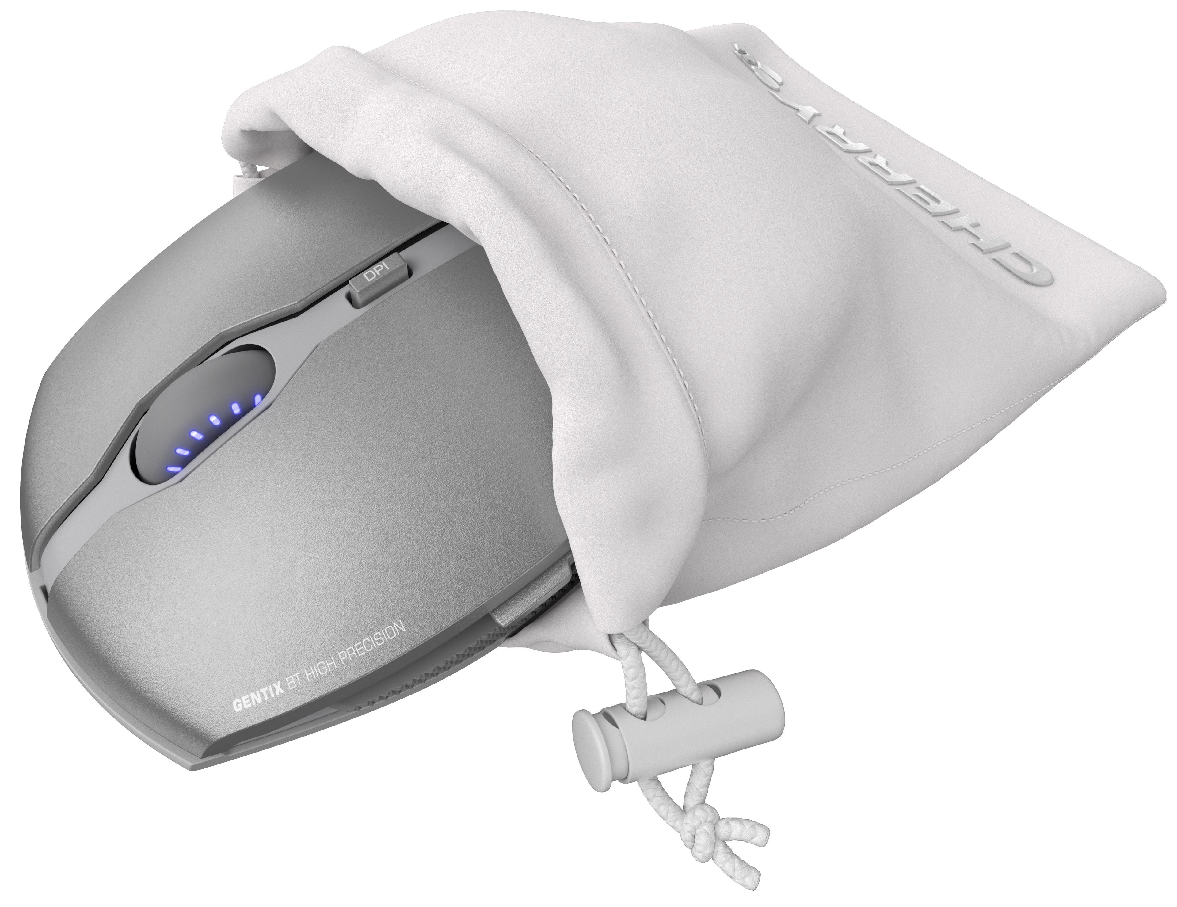 CHERRY GENTIX BT Muis frosted silver