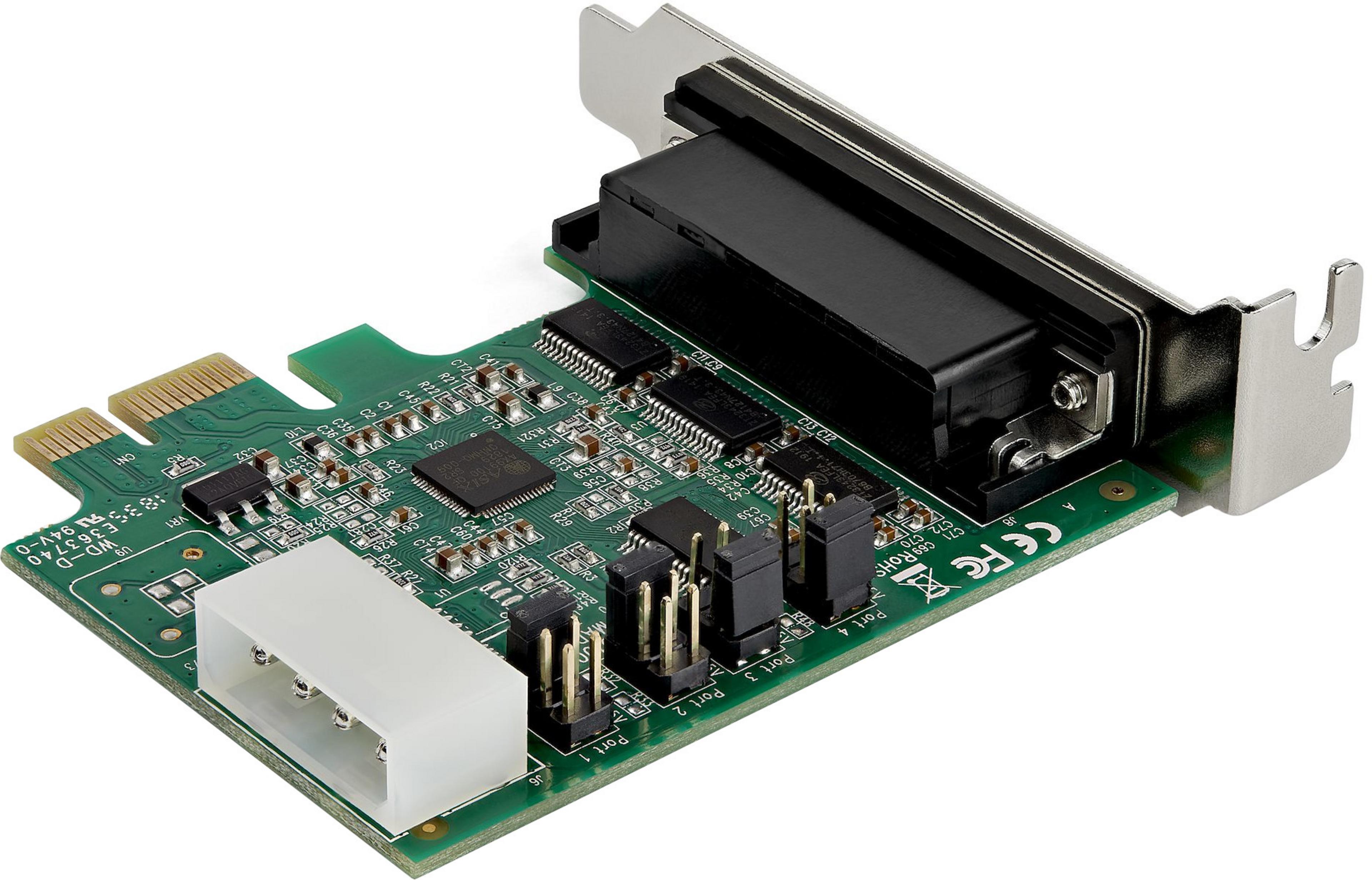 Carte PCIe StarTech 4 ports série RS232