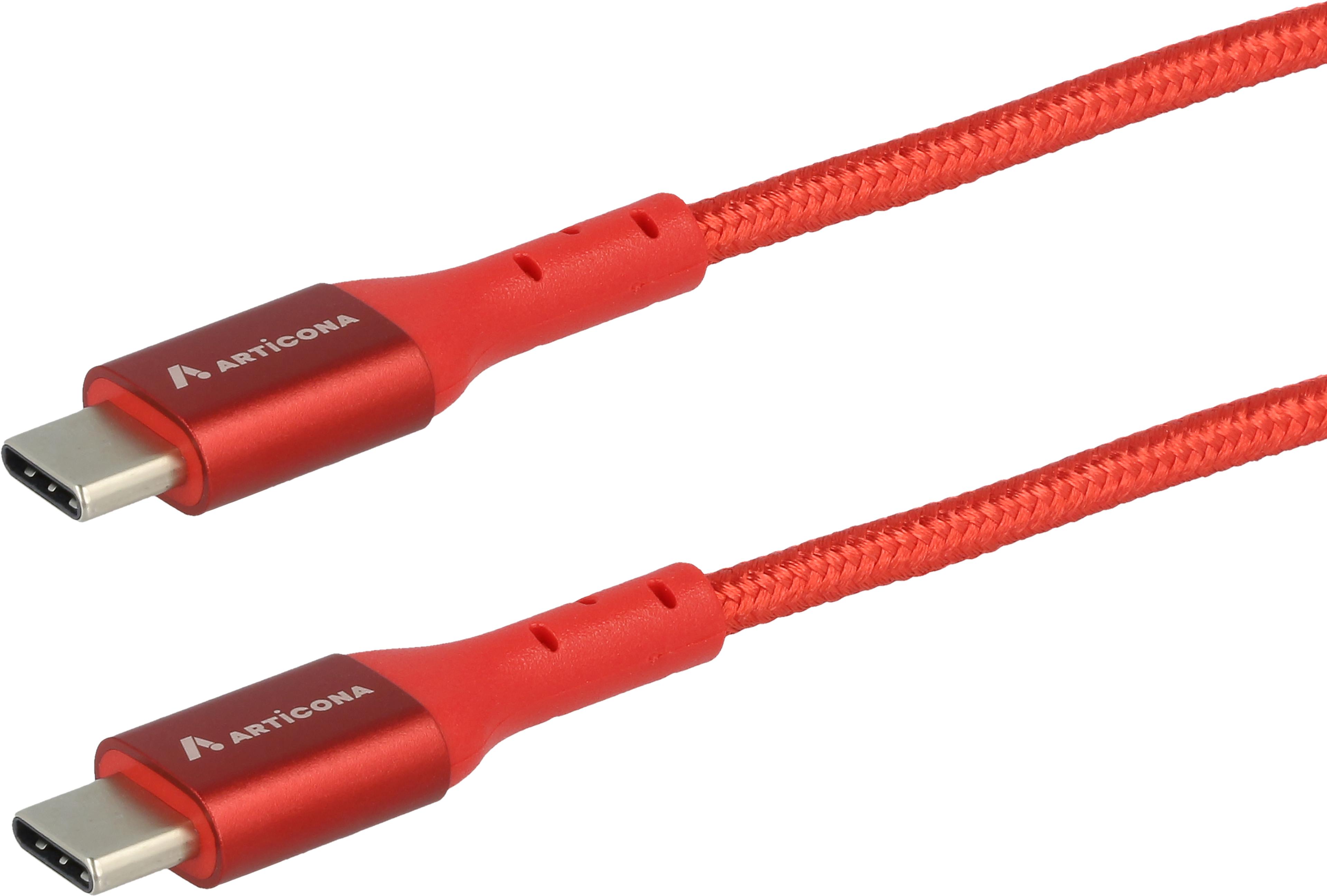 USB Kabel 2.0 St(C)-St(C) 1 m rot