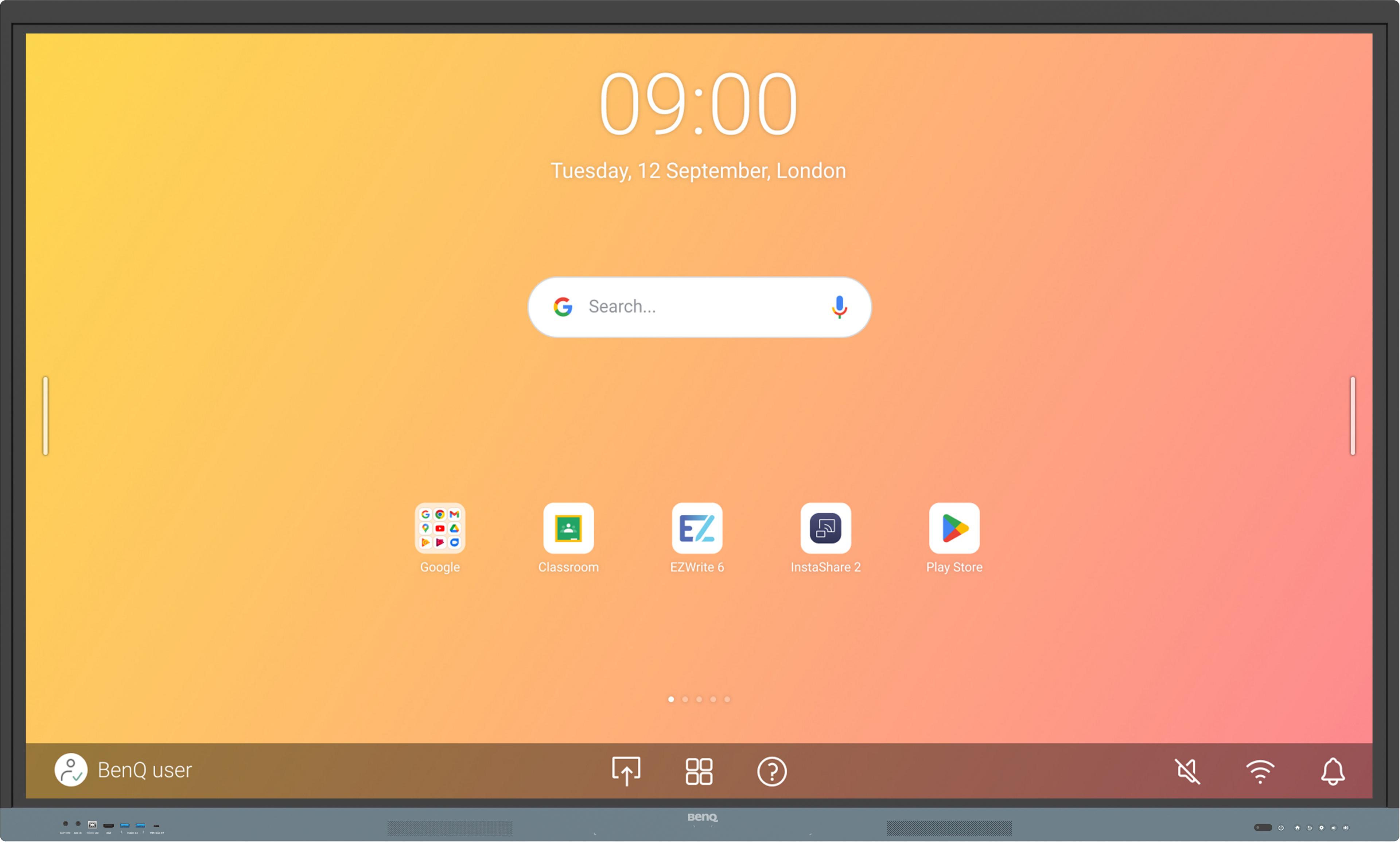 Écran tactile BenQ RE7504