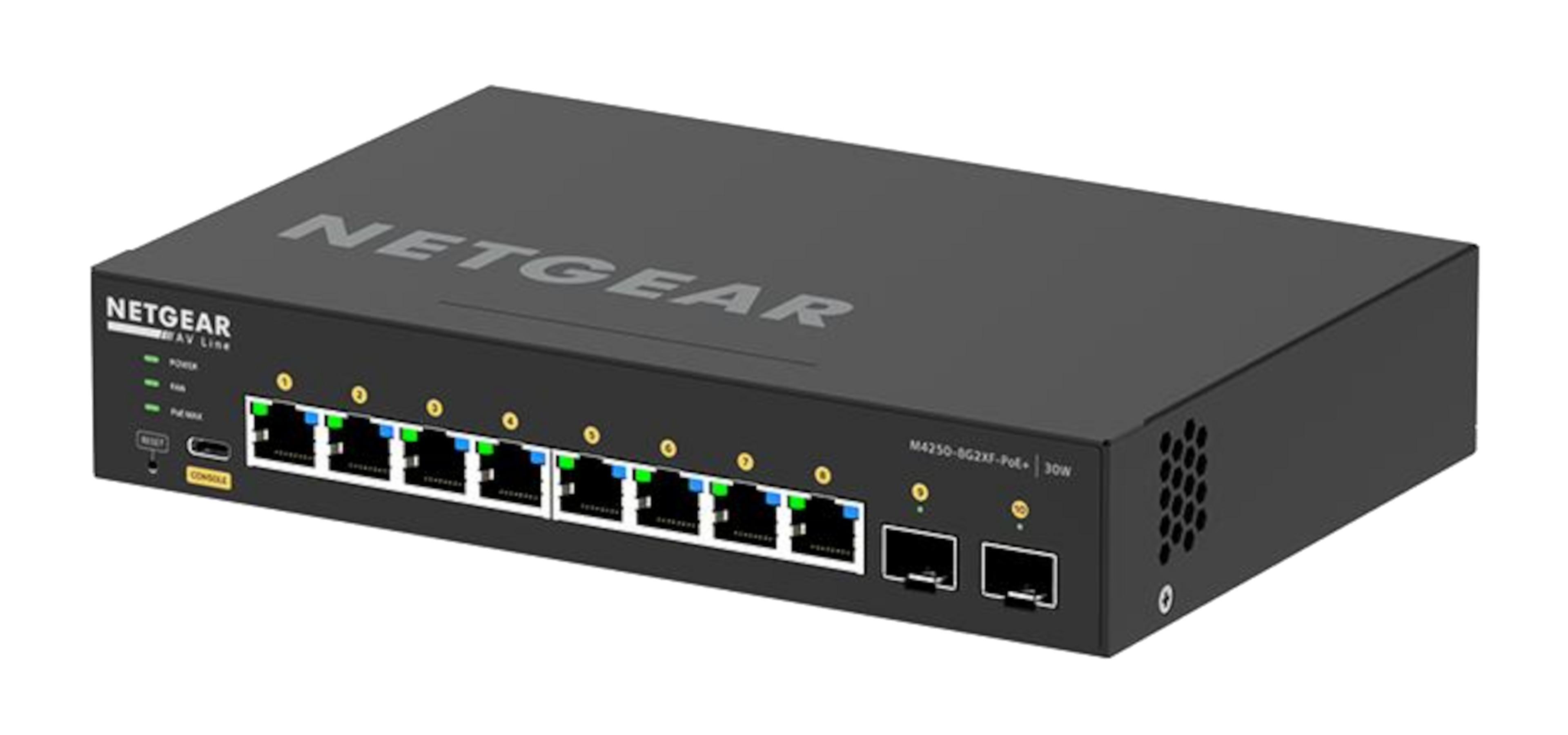 NETGEAR M4250-8G2XF-PoE+ Switch