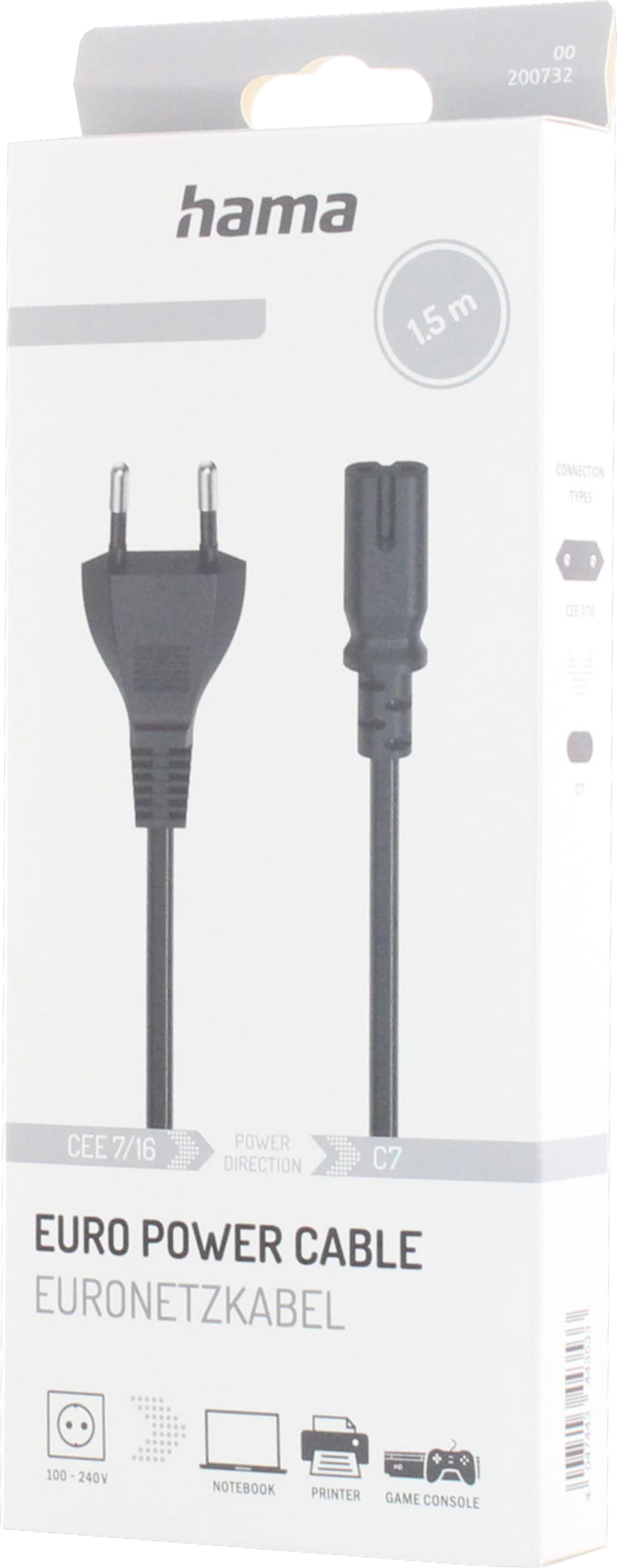 Câble alim courant m. - C7 1,5 m